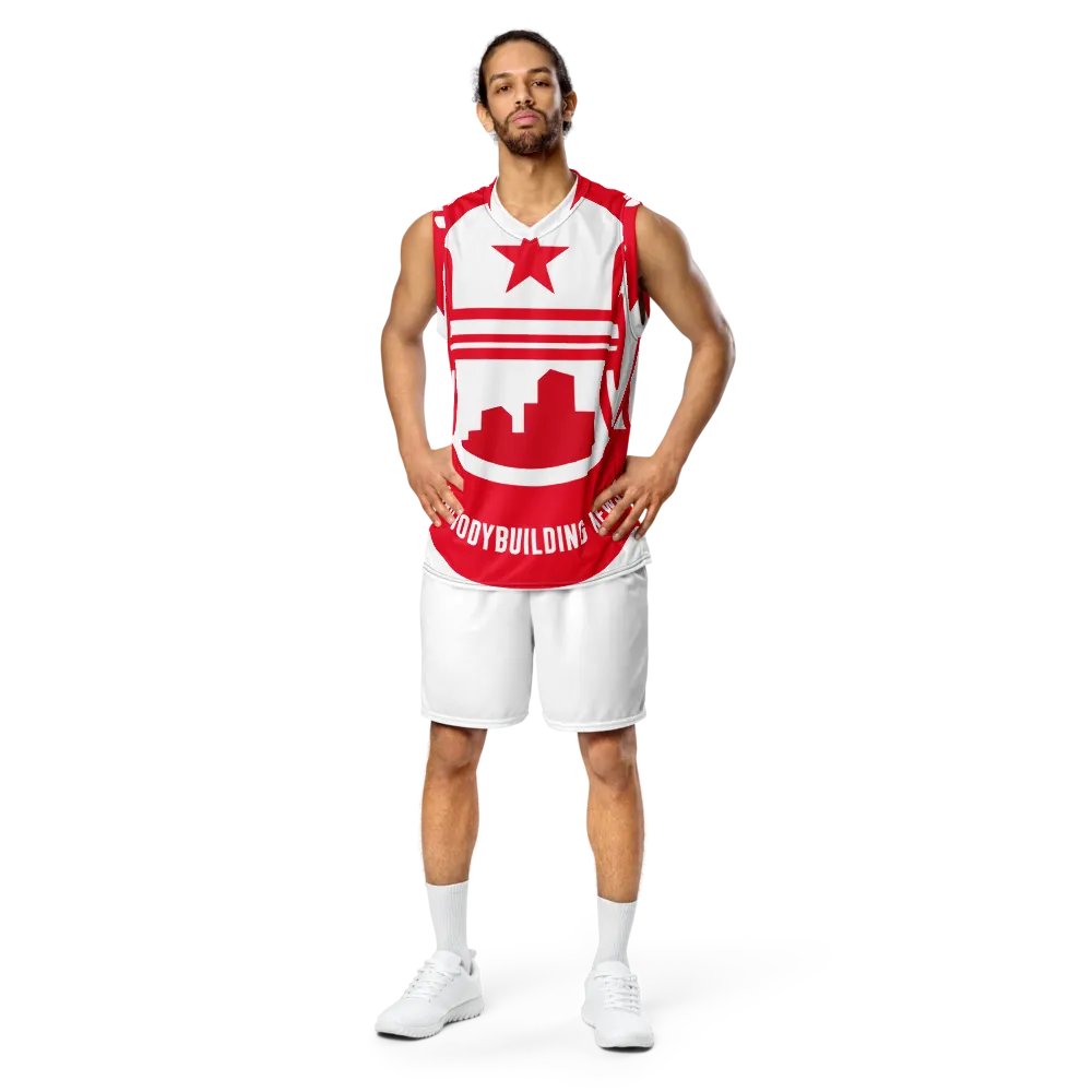 IFBNewsfeed.Org's All-Over Print Recycled Unisex Basketball Jersey product image (3)
