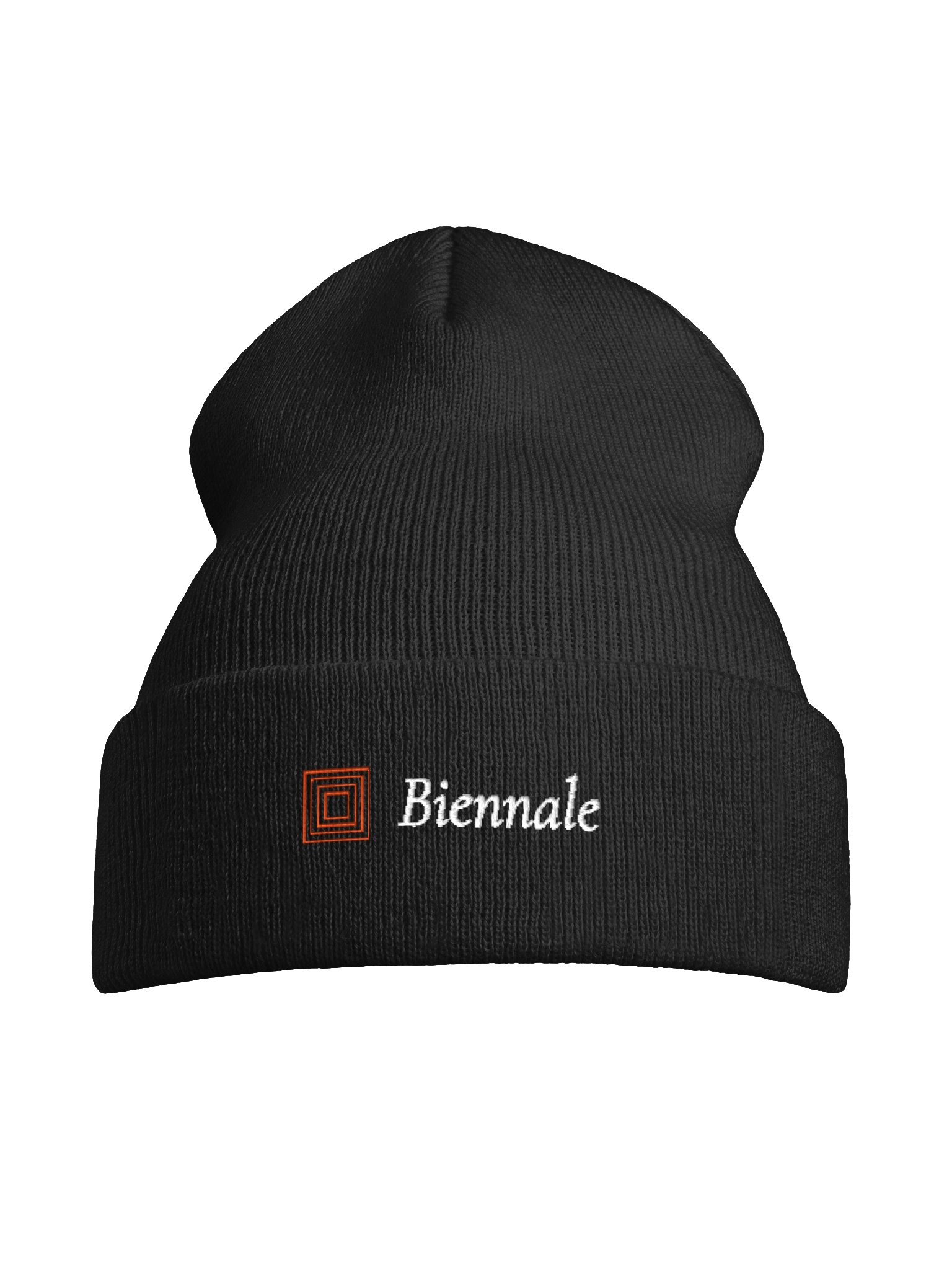 Biennale Orange Squares Cuffed Beanie product image (7)