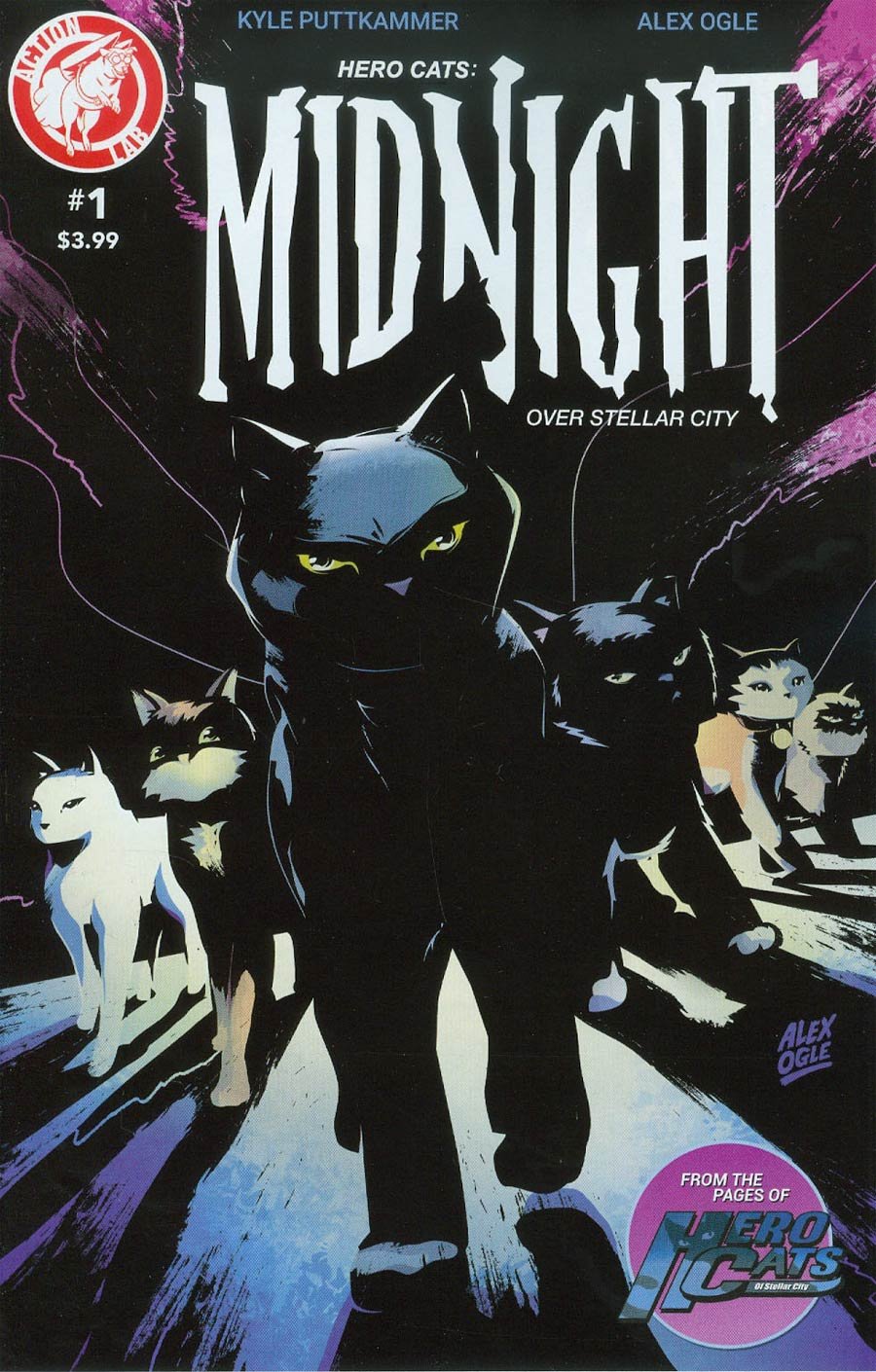 Hero Cats: Midnight Over Stellar City - Alex Ogle Signed product image (1)