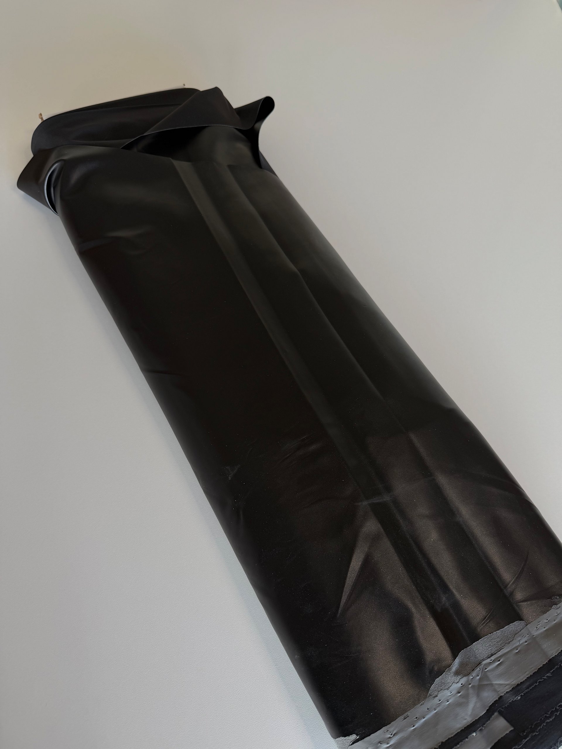 Black Faux Leather Fabric product image (3)