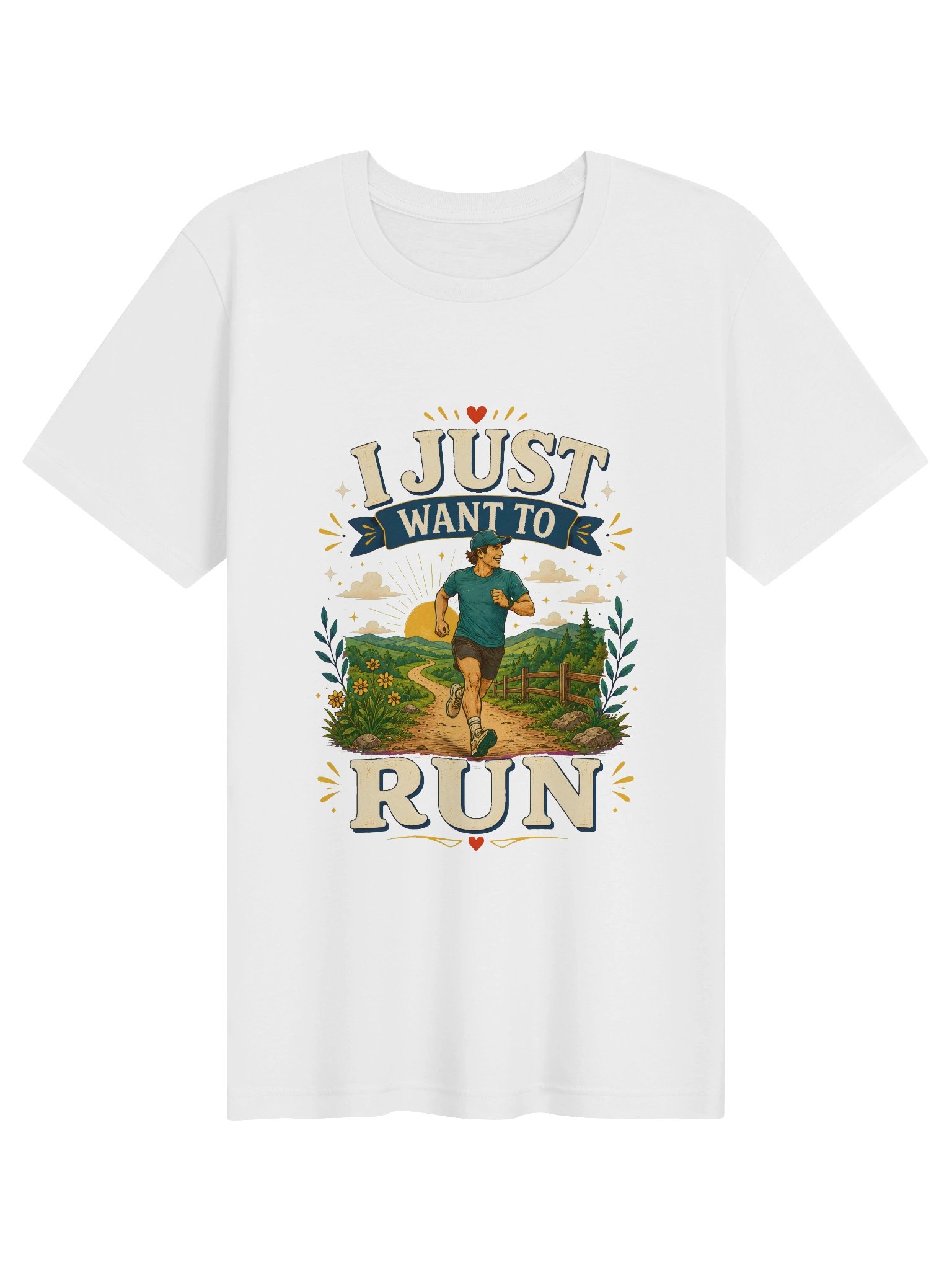 I Just Want To Run Tee product image (1)