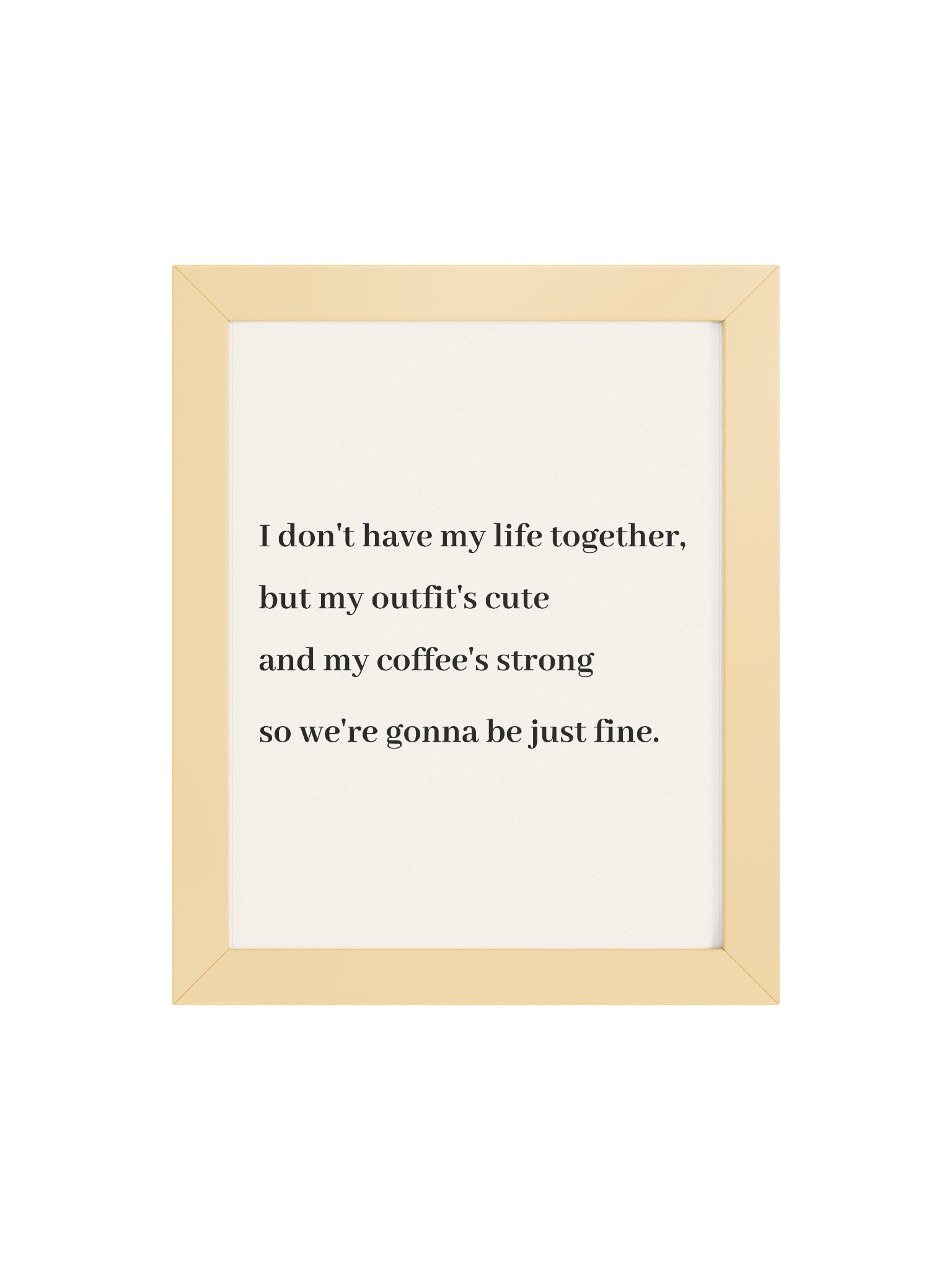 We're Fine wall art product image (8)
