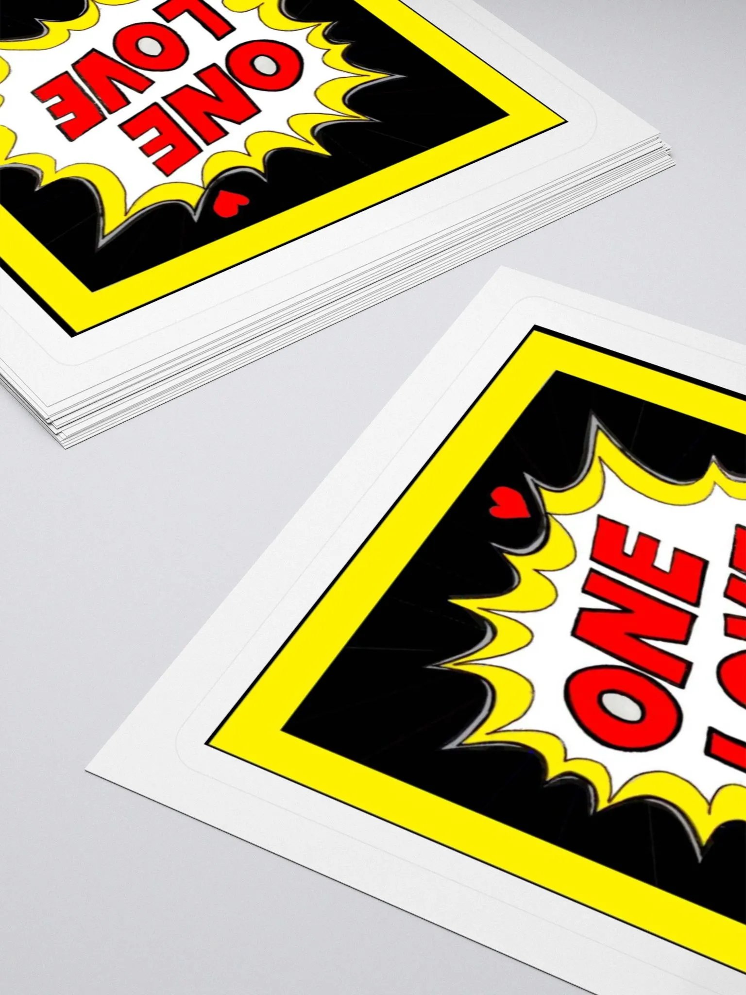 ONE LOVE BLM STICKER product image (4)