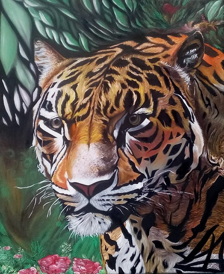 On the Hunt: A Captivating Wall Art Hand Made Oil Painting (20 in x 24 in) by Arthur Taylor (Unframed Canvas) product image (1)