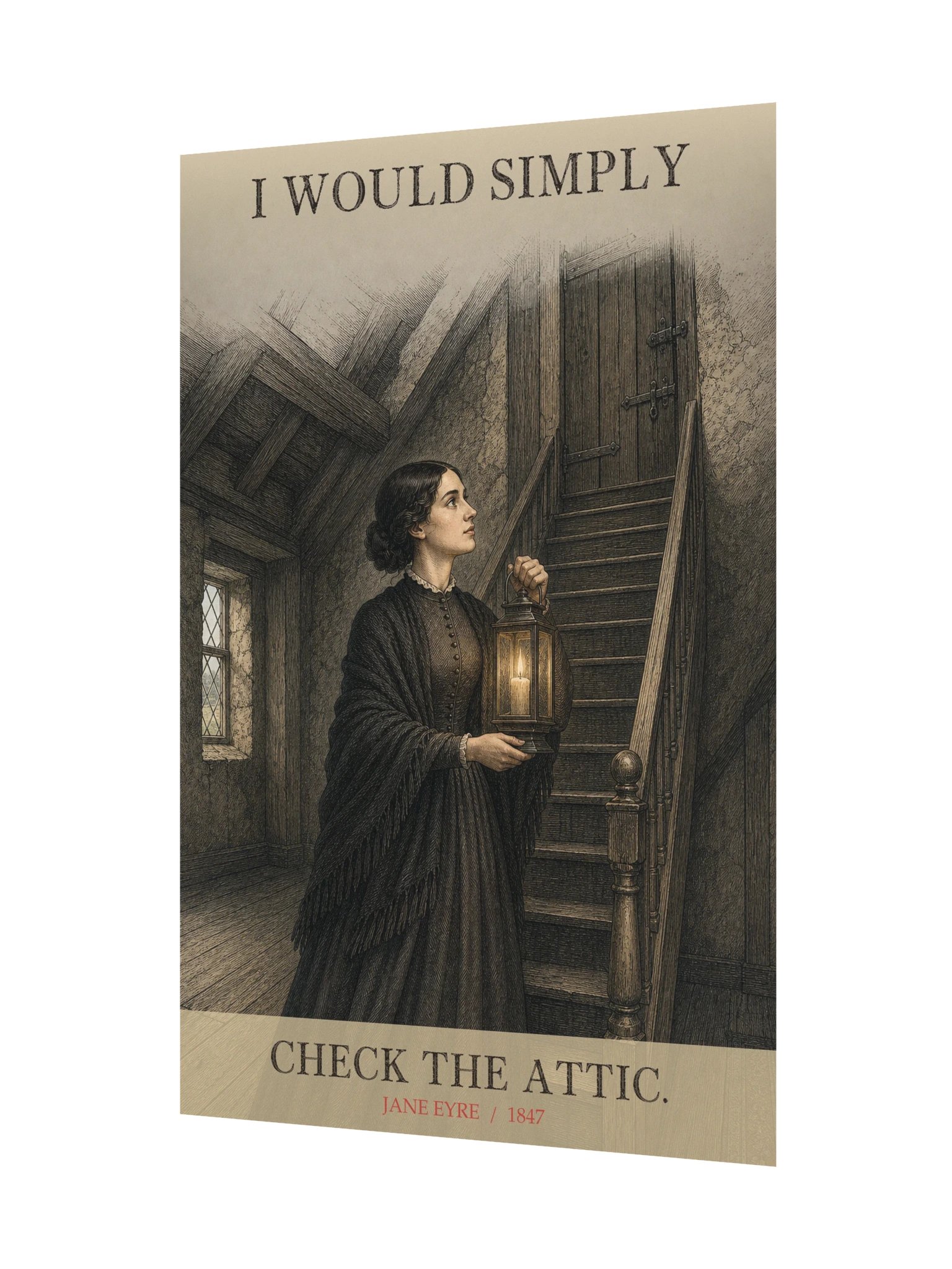 Check The Attic -- Jane Eyre Art Print product image (11)