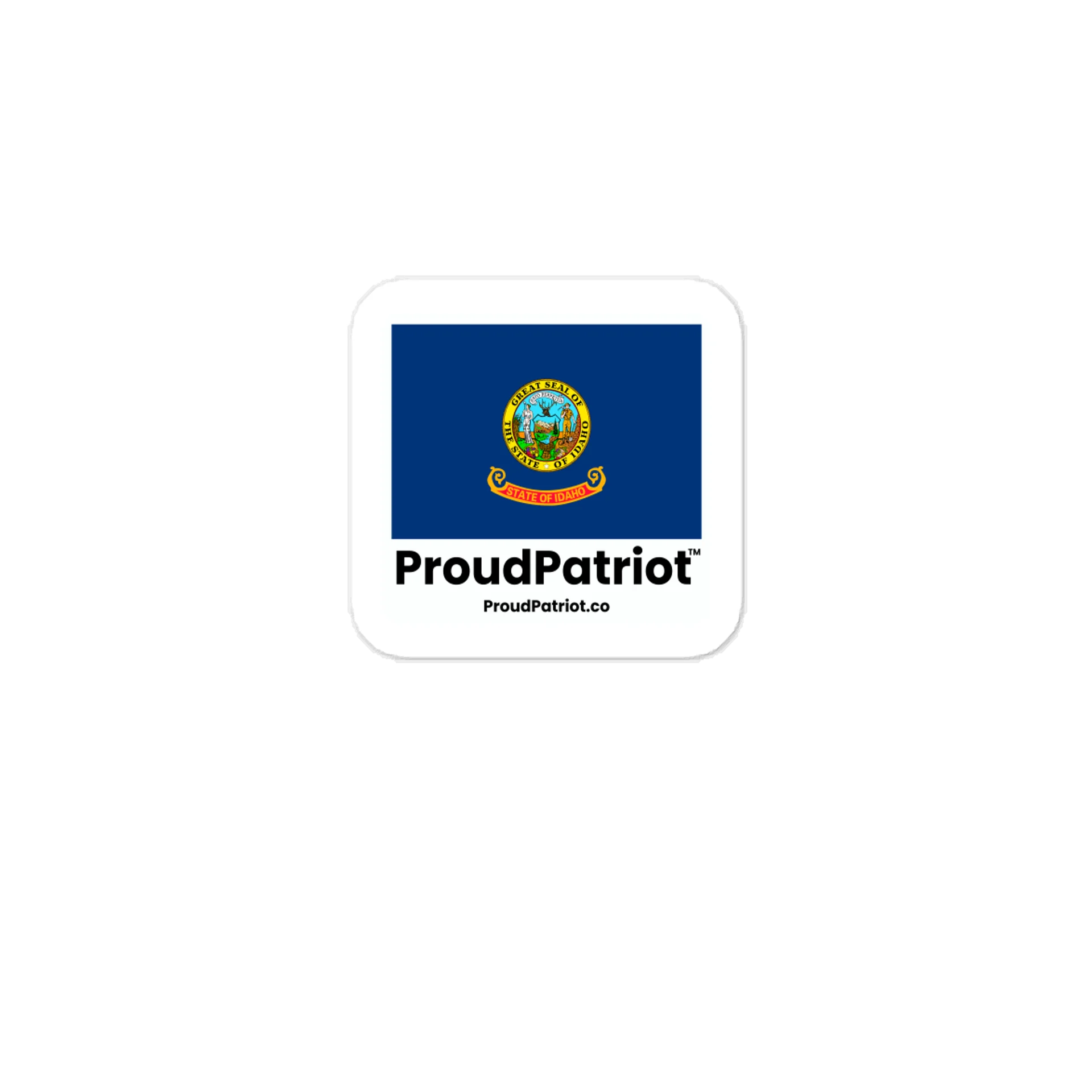 Idaho State Flag Vinyl Sticker product image (1)