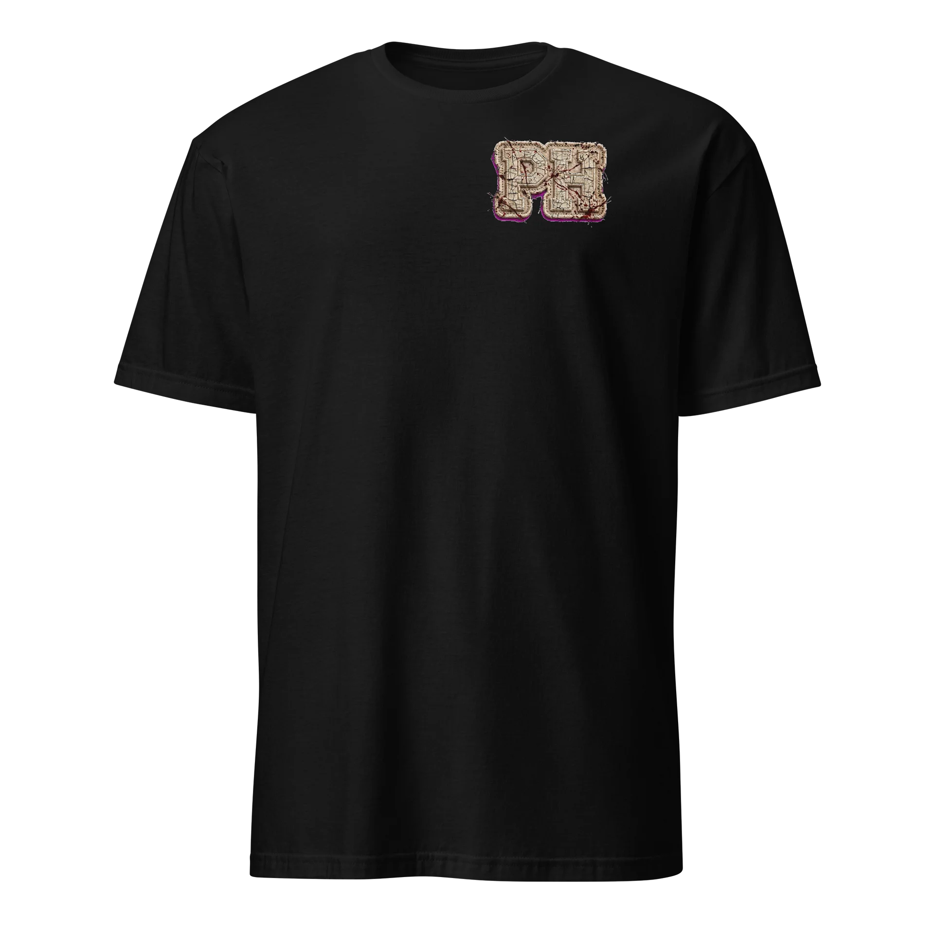 PR Horror Stitched Letter T-Shirt product image (1)