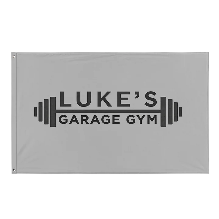 Luke's Garage Gym Flag product image (1)