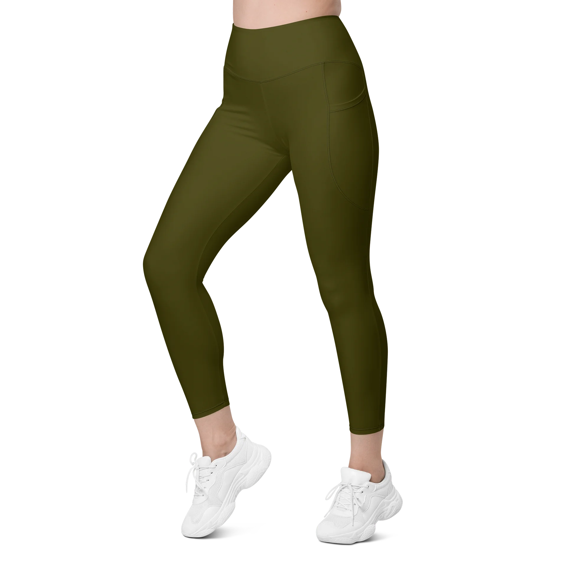 Green Leggings with Pockets product image (4)