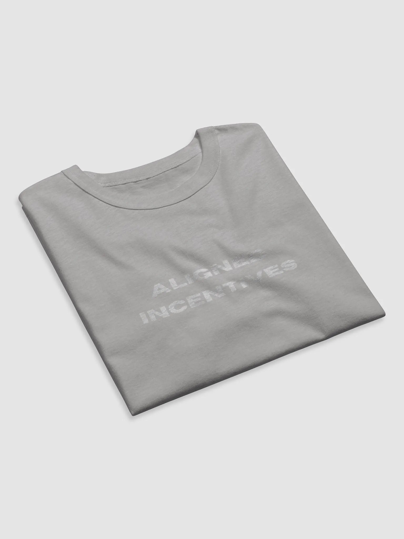 Aligned Incentives Typography SS Tee - Heather Grey product image (5)