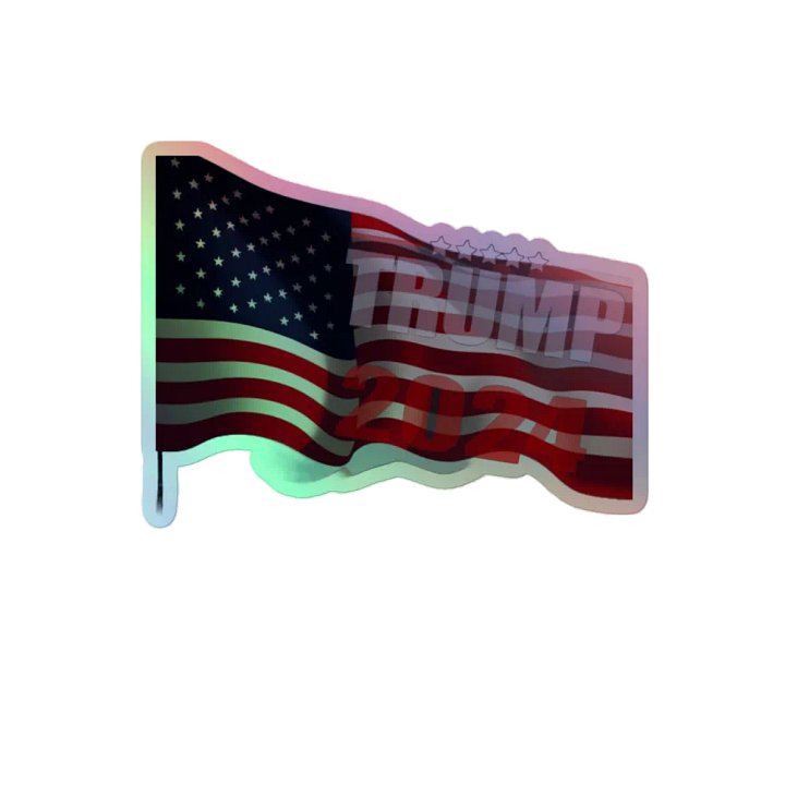 Trump 2024 Holographic Sticker Sheet product image (2)