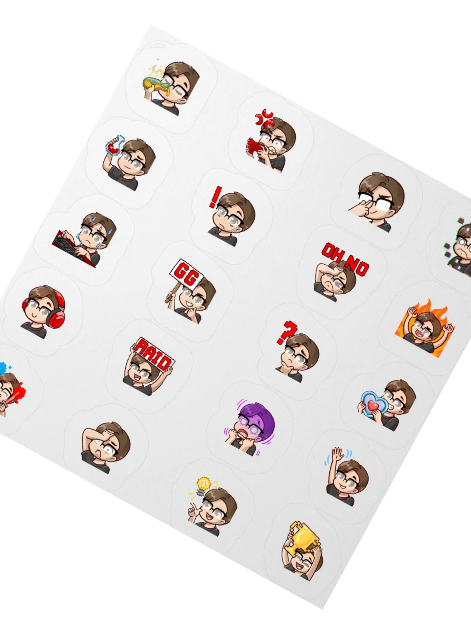 CrimsonStrife "EmotiStickers" Collection: Wave 1 product image (4)