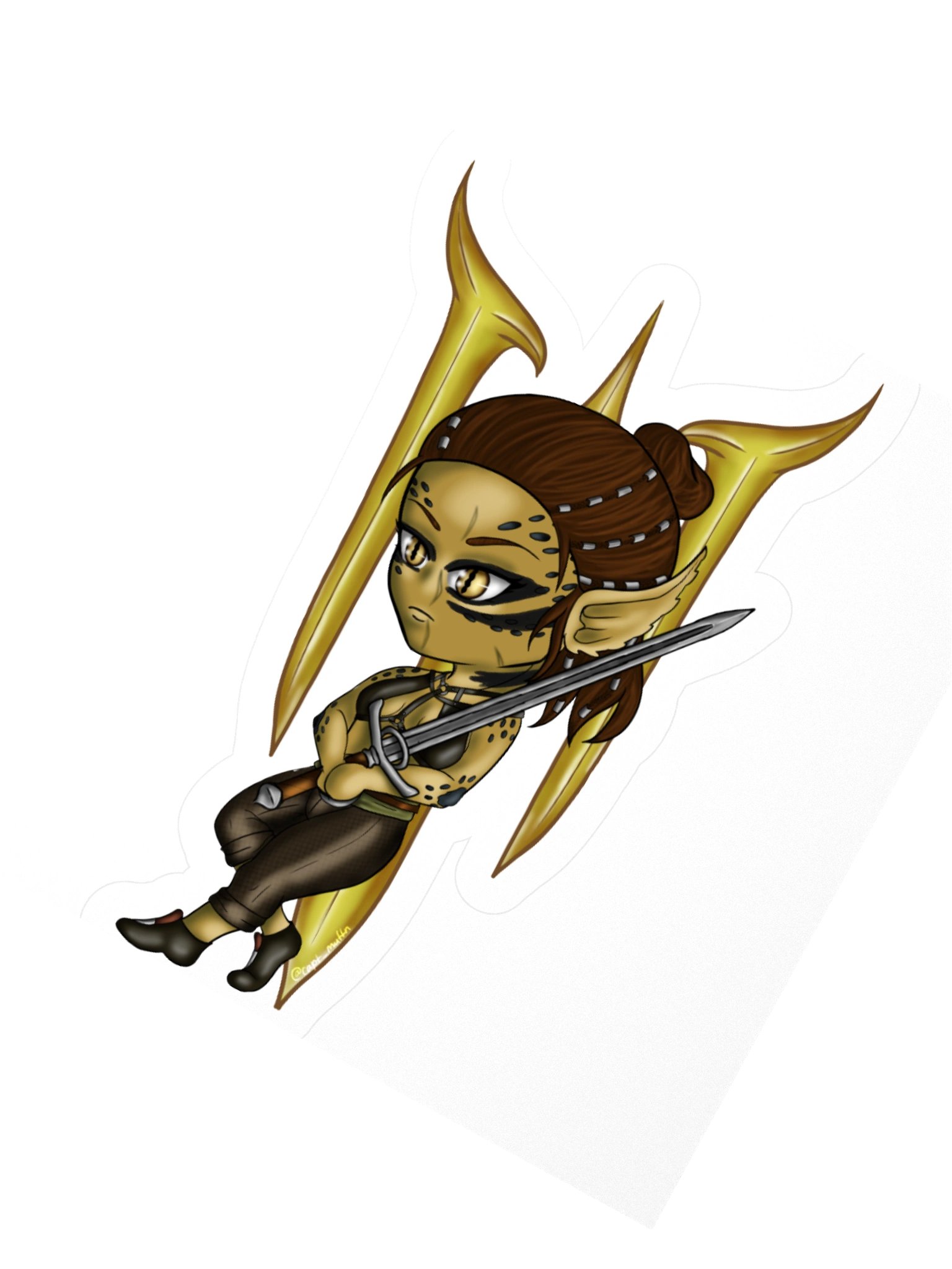 Chib Githyanki Warrior Sticker product image (2)