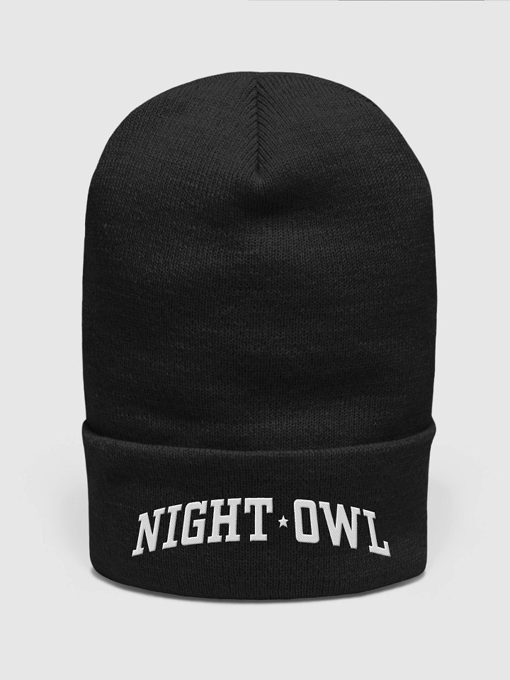 Night Owl (Yupoong Cuffed Beanie) product image (6)