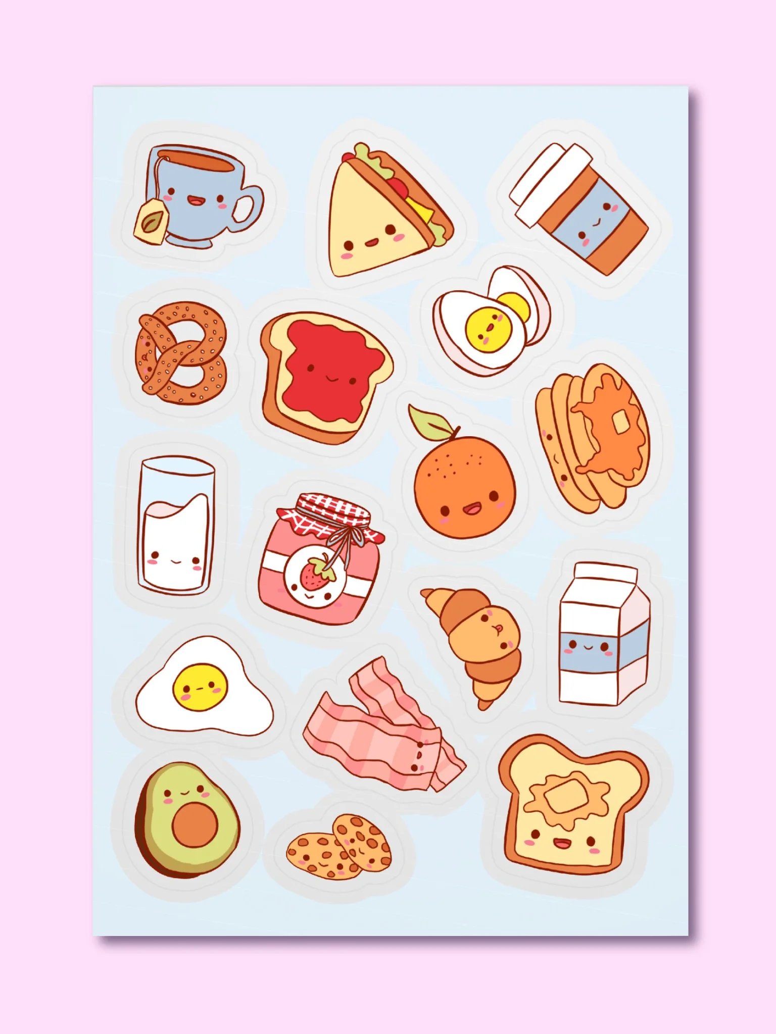 Breakfast Buddies Sticker Sheet product image (1)