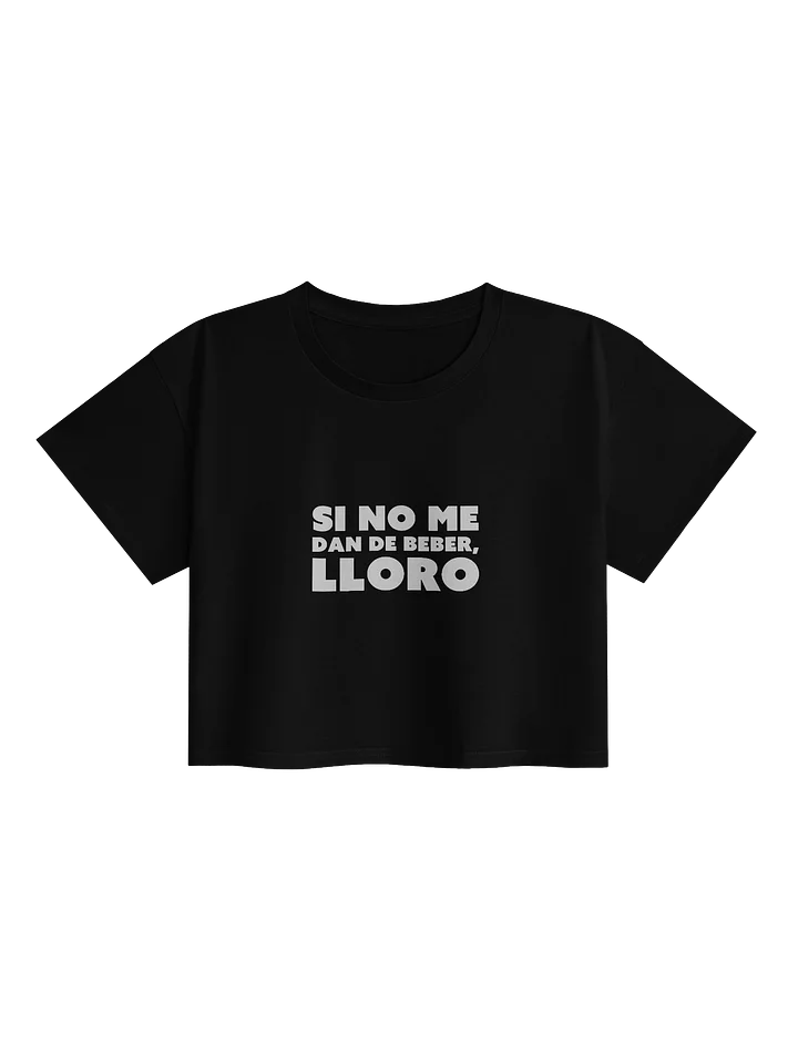 CBG PRBW 2025 Women's Premium Crop Top Si no me dan de beber product image (1)