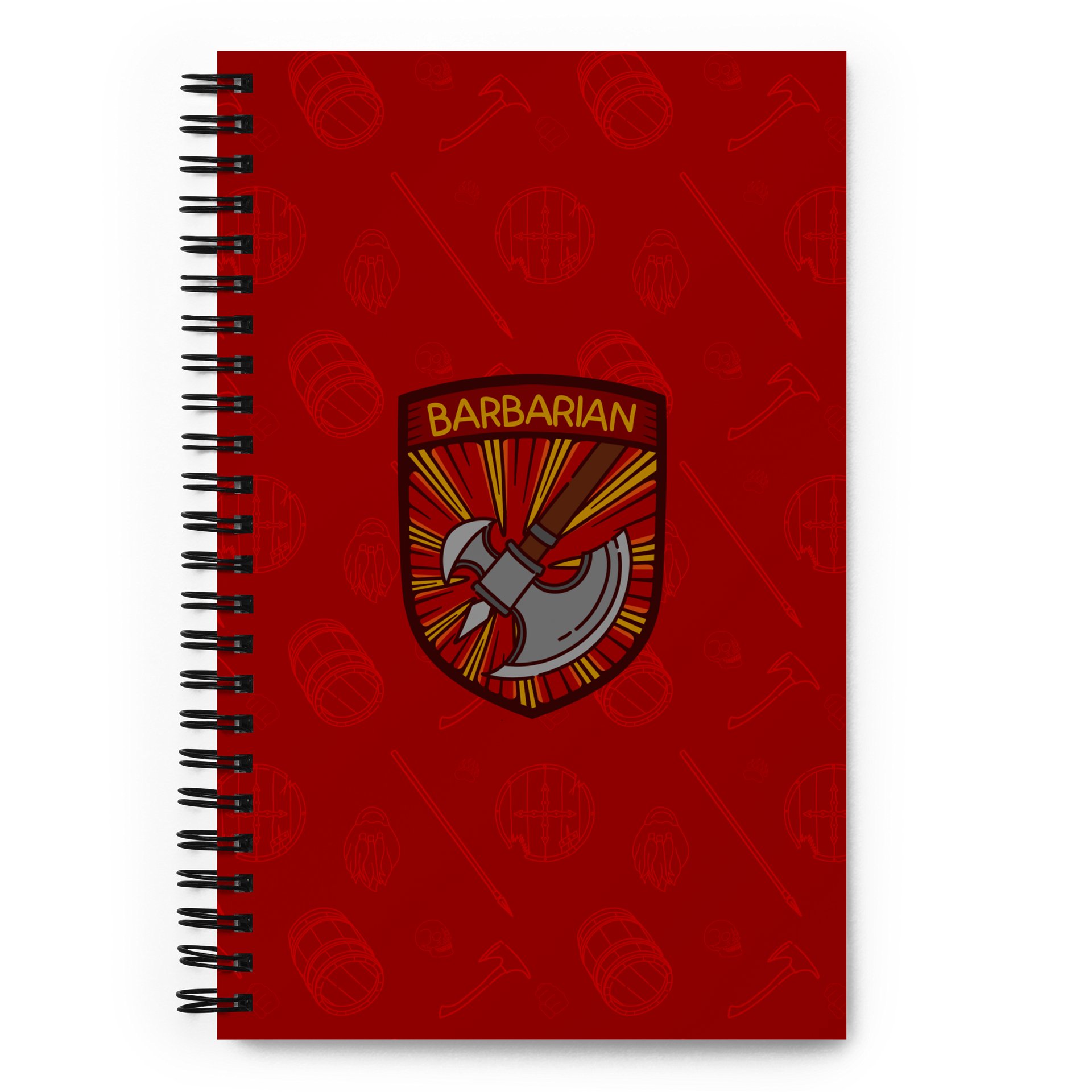 Barbarian Sprial Bound Notebook product image (1)
