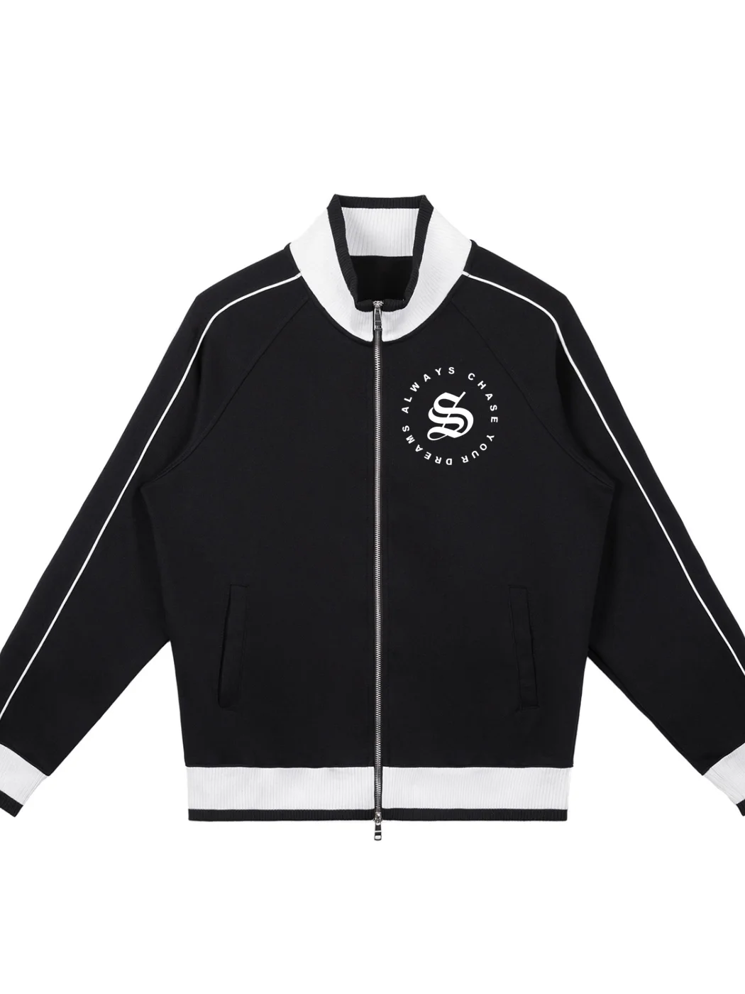 GBAH Color Block Raglan Sleeve Zip Track Jacket product image (1)