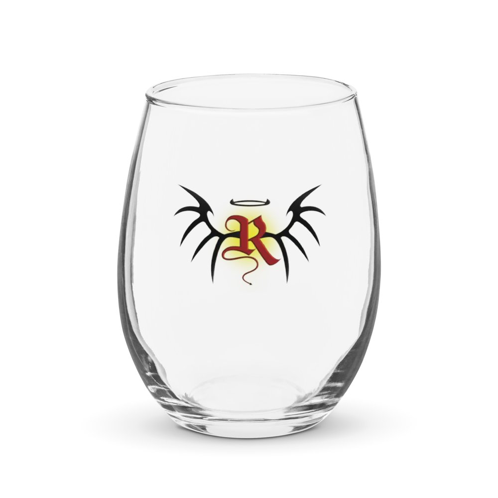 RafaZafar Logo Stemless Wineglass (standard aura) product image (1)