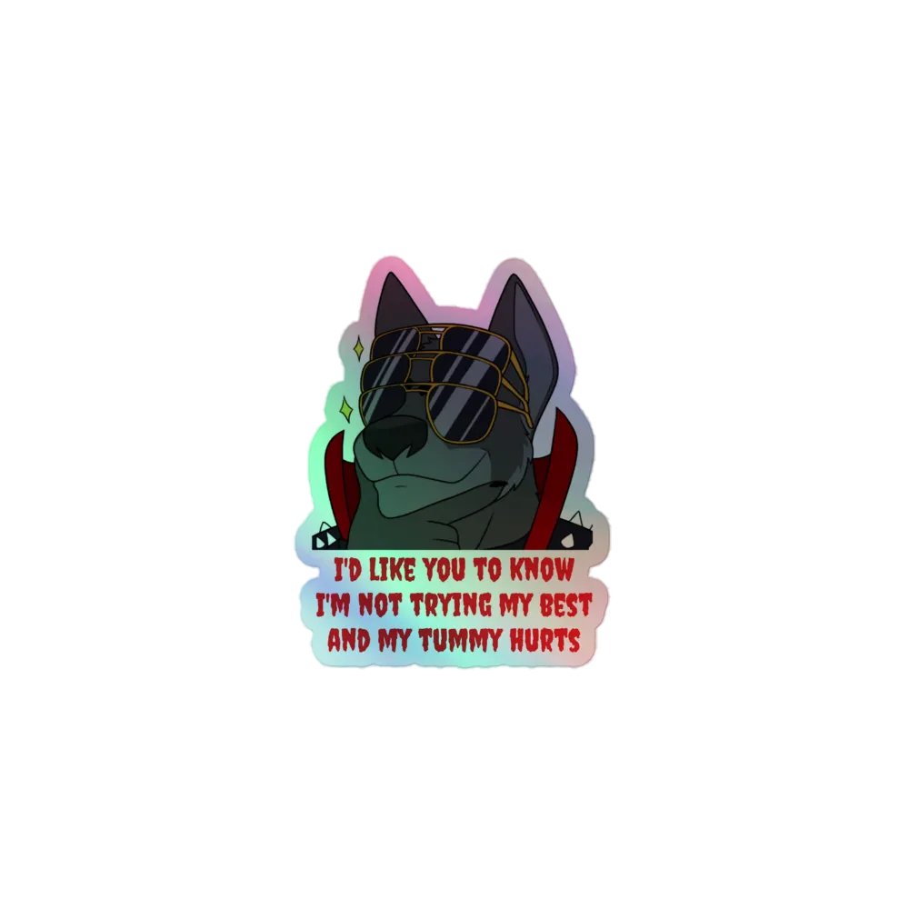 TUMMY CHAD STICKER product image (1)