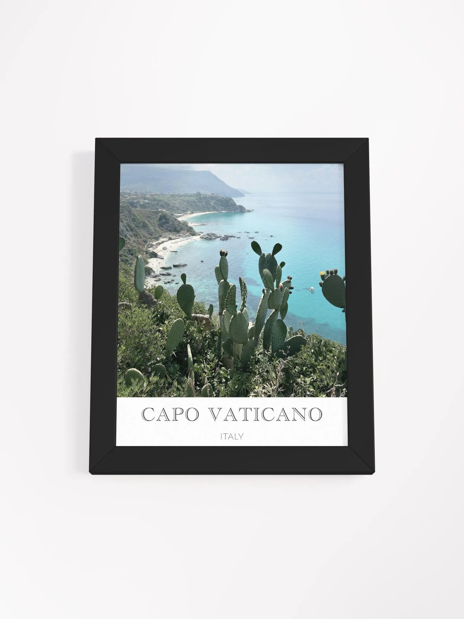 Capo Vaticano Calabria - Framed High-Quality Matte Poster product image (1)
