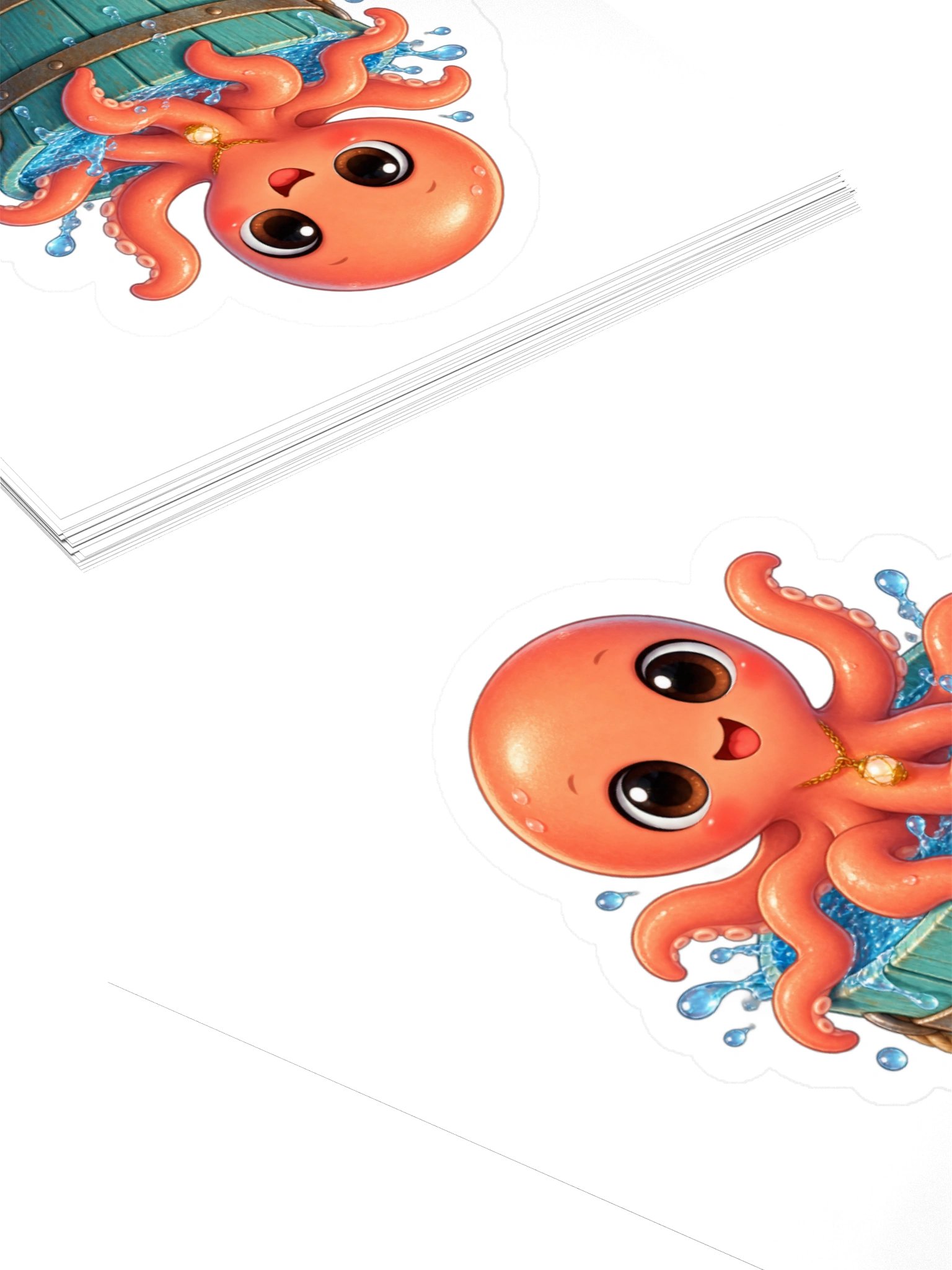 Boba Lantern Bucket Sticker product image (10)