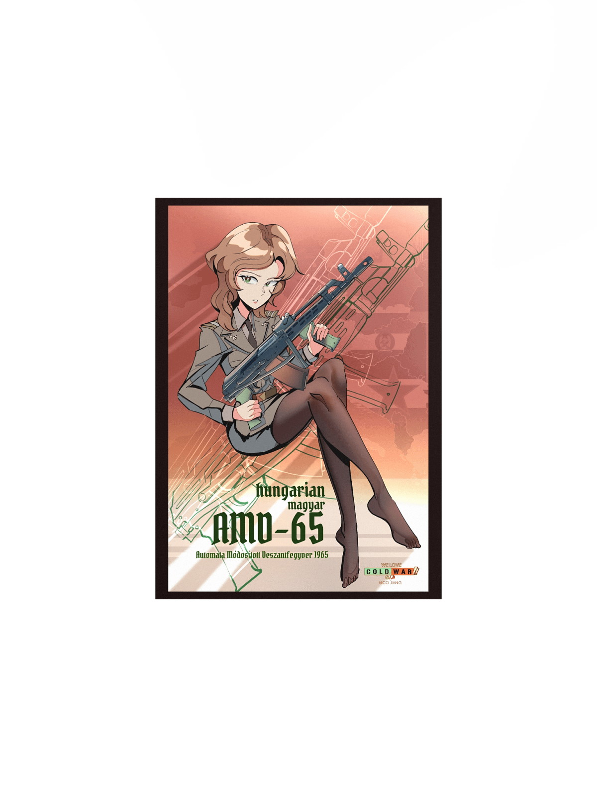 Hungarian AMD-65 Pin-Up PRINT | Capitalism Ho!! - Official Shop for We ...