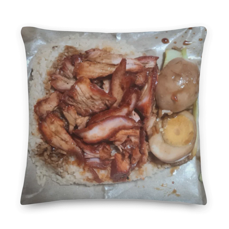 Char Siew Rice Decorative Pillow product image (7)