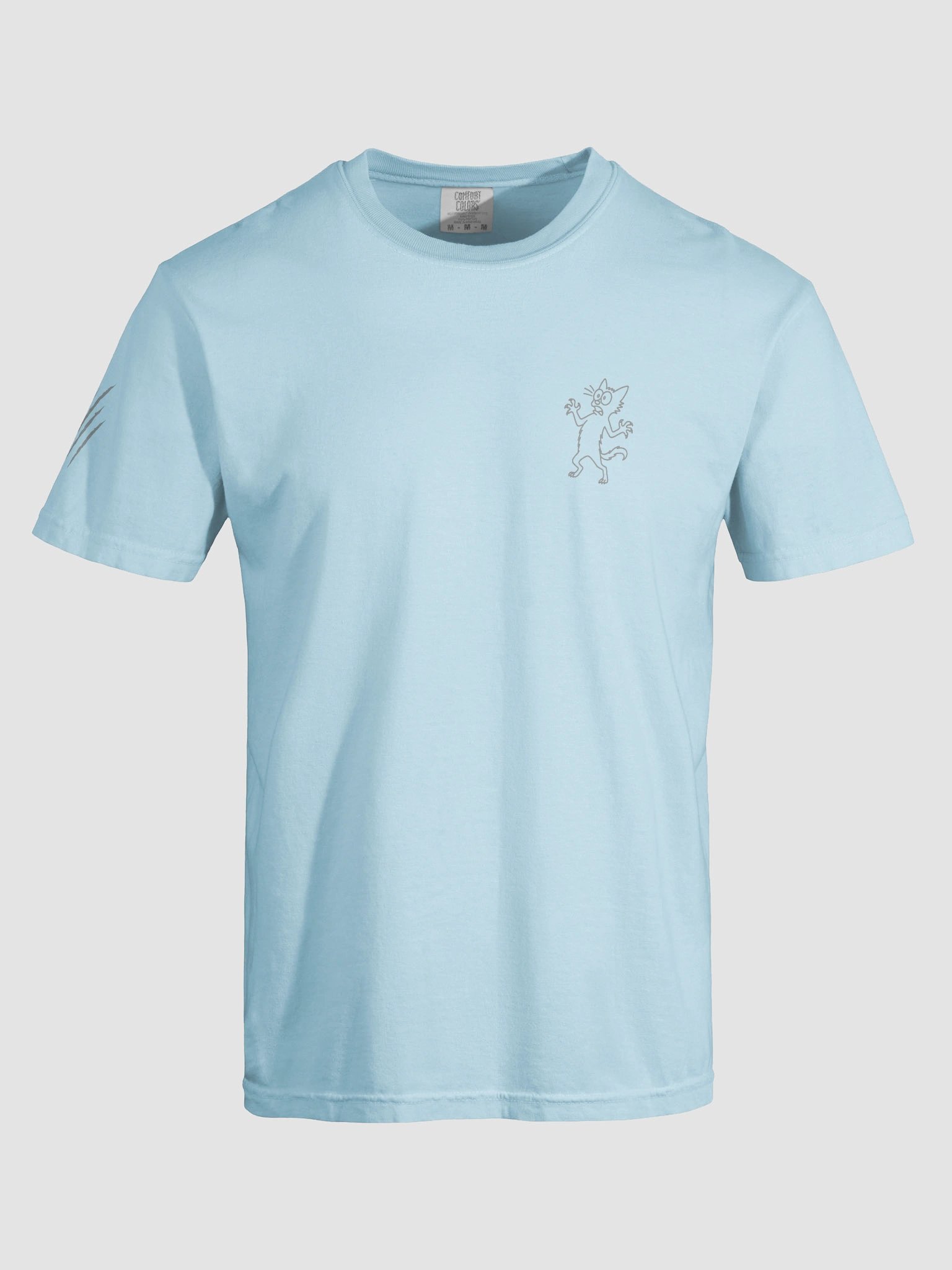 Jagged Comfort: Garment-Dyed T-Shirt product image (21)
