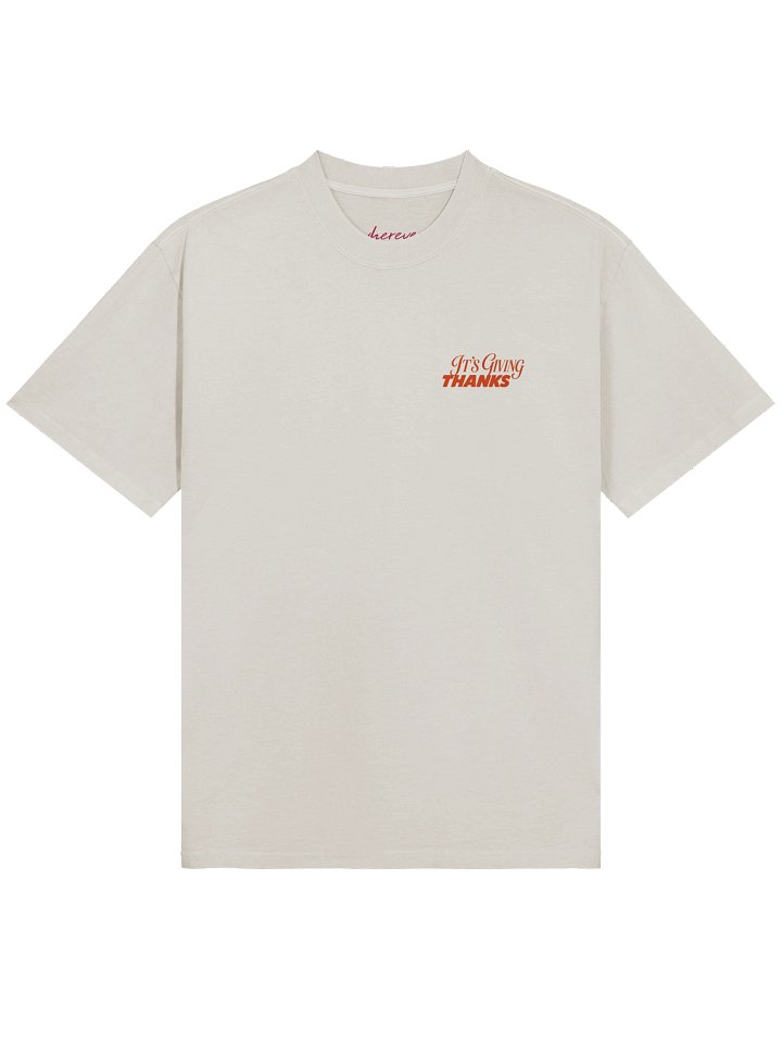 Giving Thanks Tee (Sand) product image (1)