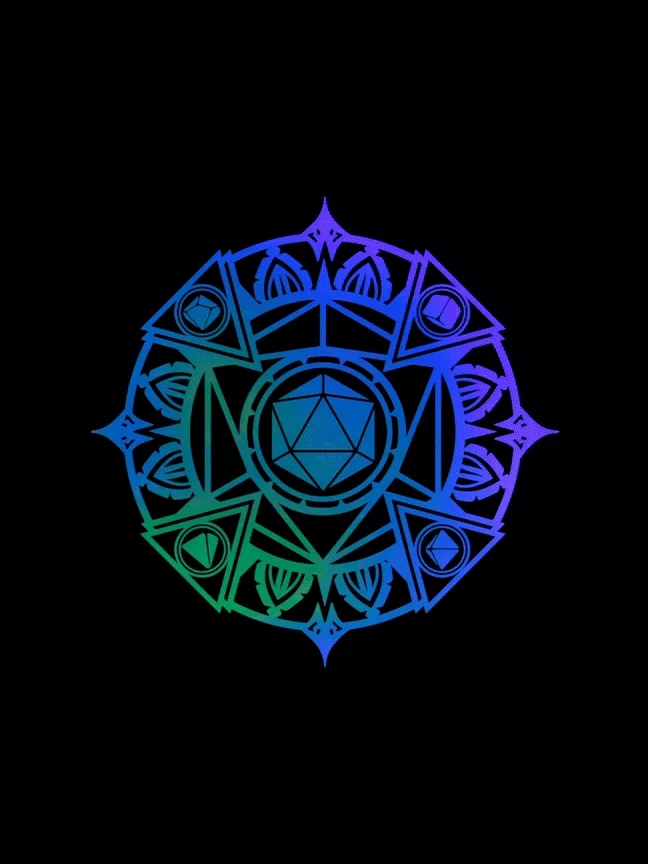 D20 Magic Circle Luminous Design product image (1)