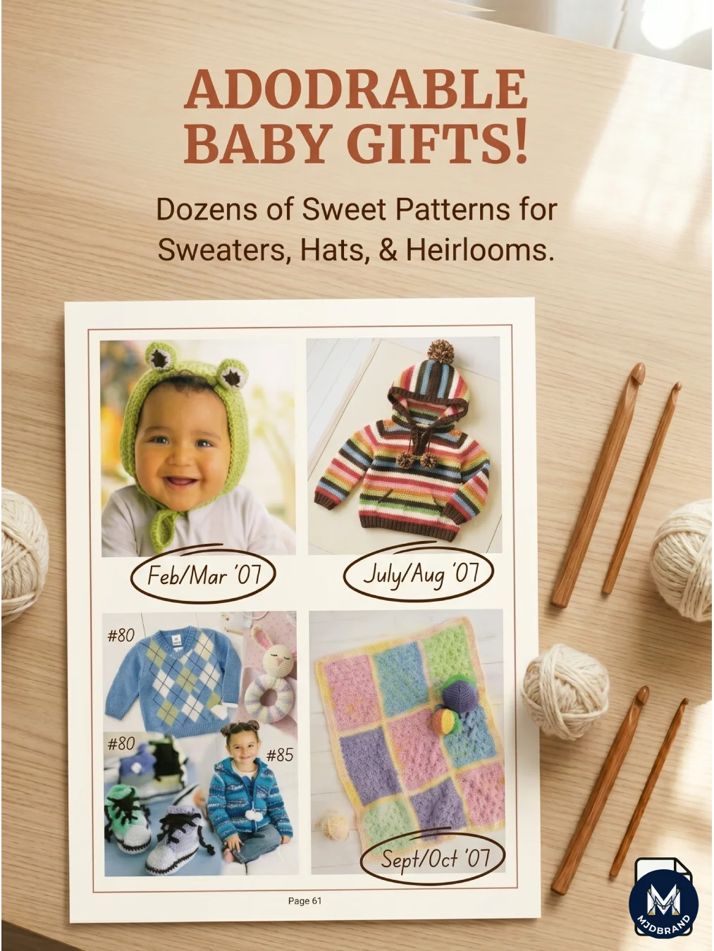 A Year of Vintage Crochet: The 2007 "Crochet Today!" 5-Issue Digital Vault product image (5)