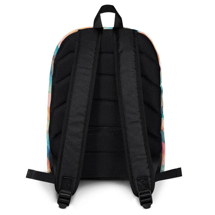 Pastel Symmetry Travel Backpack Modern Everyday Carry Bag product image (2)
