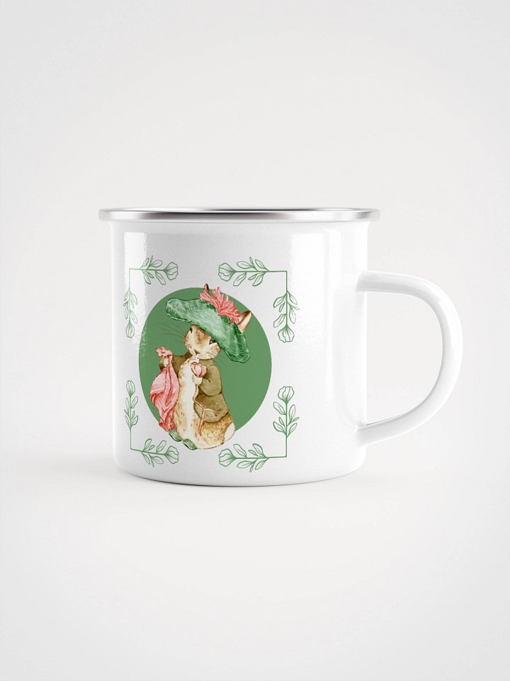 Whimsical Rabbit Adventure Enamel Mug product image (1)