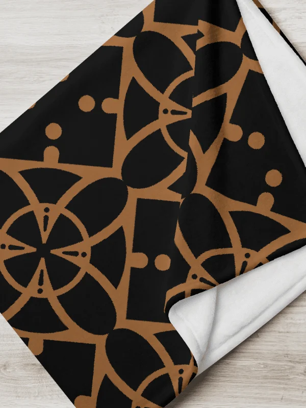Brown Ethereal Echoes Throw Blanket product image (6)