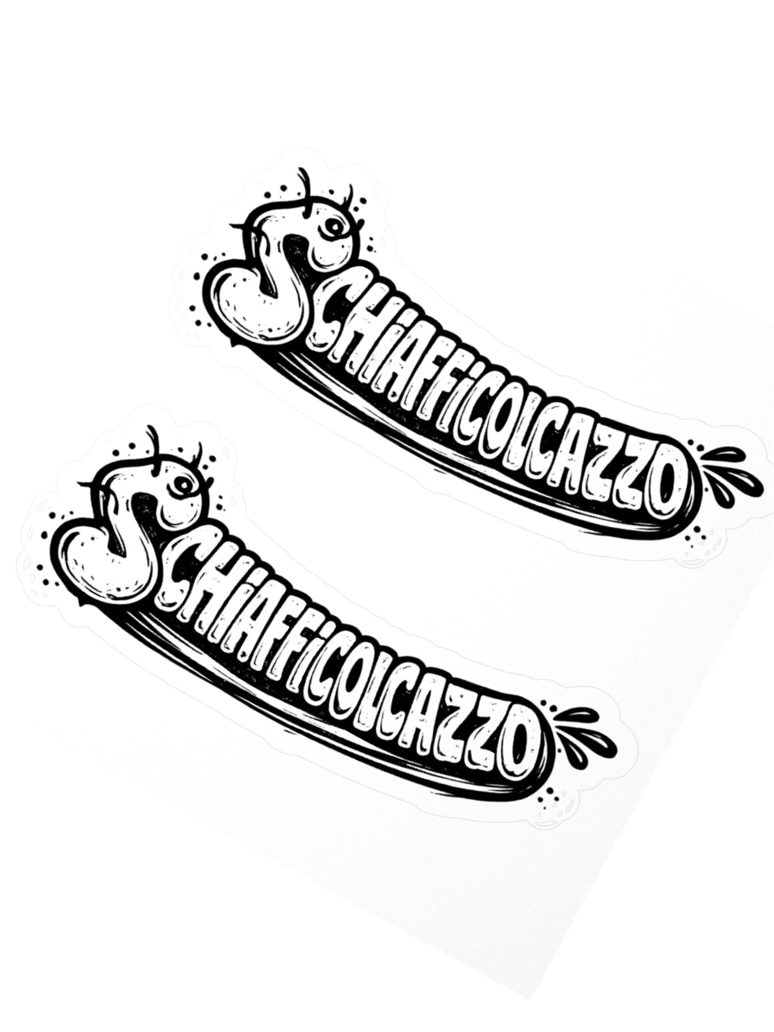 schiafficolcazzo stickers product image (2)