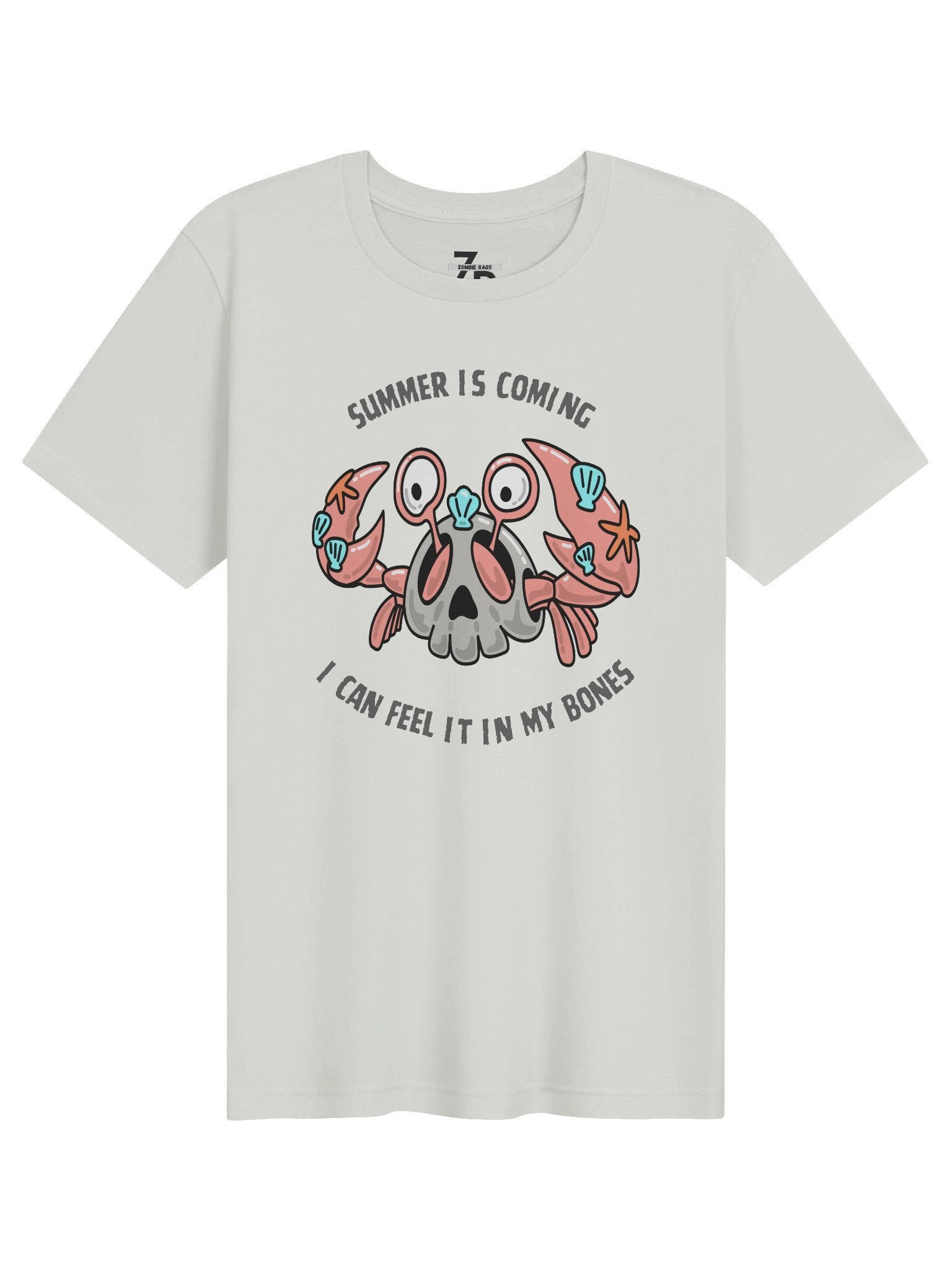 Summer Is Coming, I Can Feel It In My Bones — Skull Crab T-Shirt product image (1)