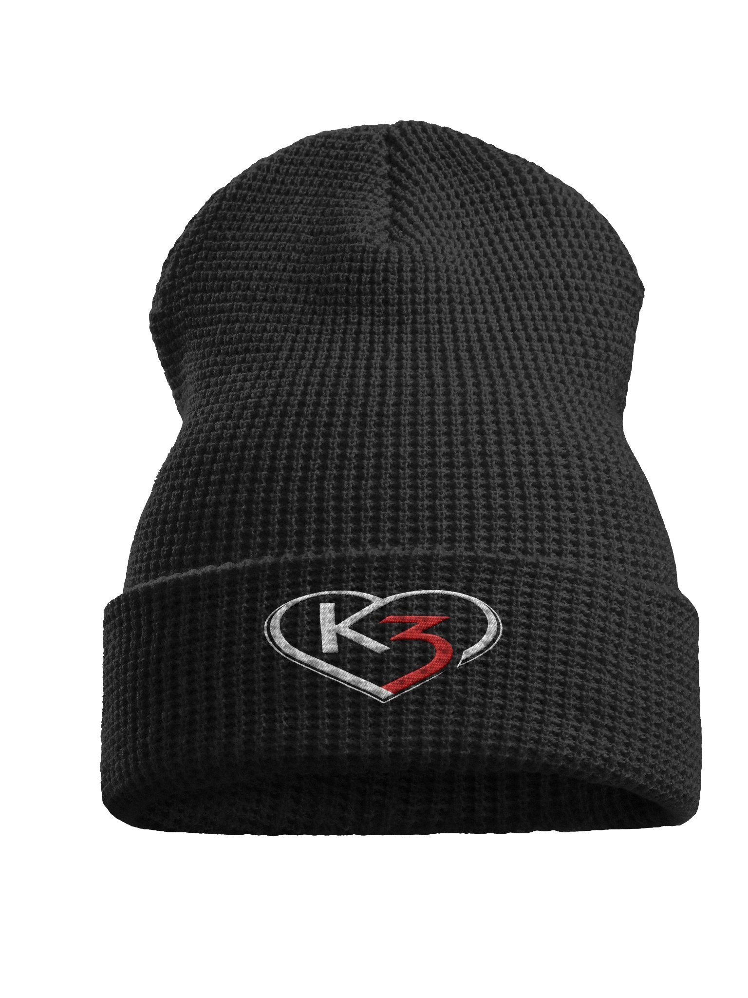 Carry the Feeling™ | Heartmark Waffle Beanie | Minimal Everyday Fit product image (5)