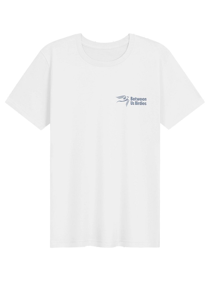 Between Us Birdies White/Navy Logo Tee product image (1)