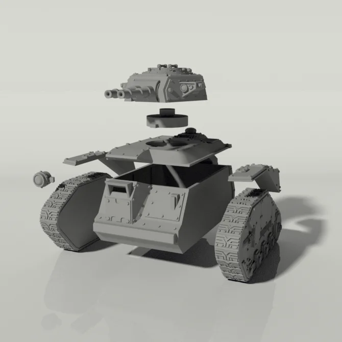 Grim Pony Light Tank STLs product image (4)