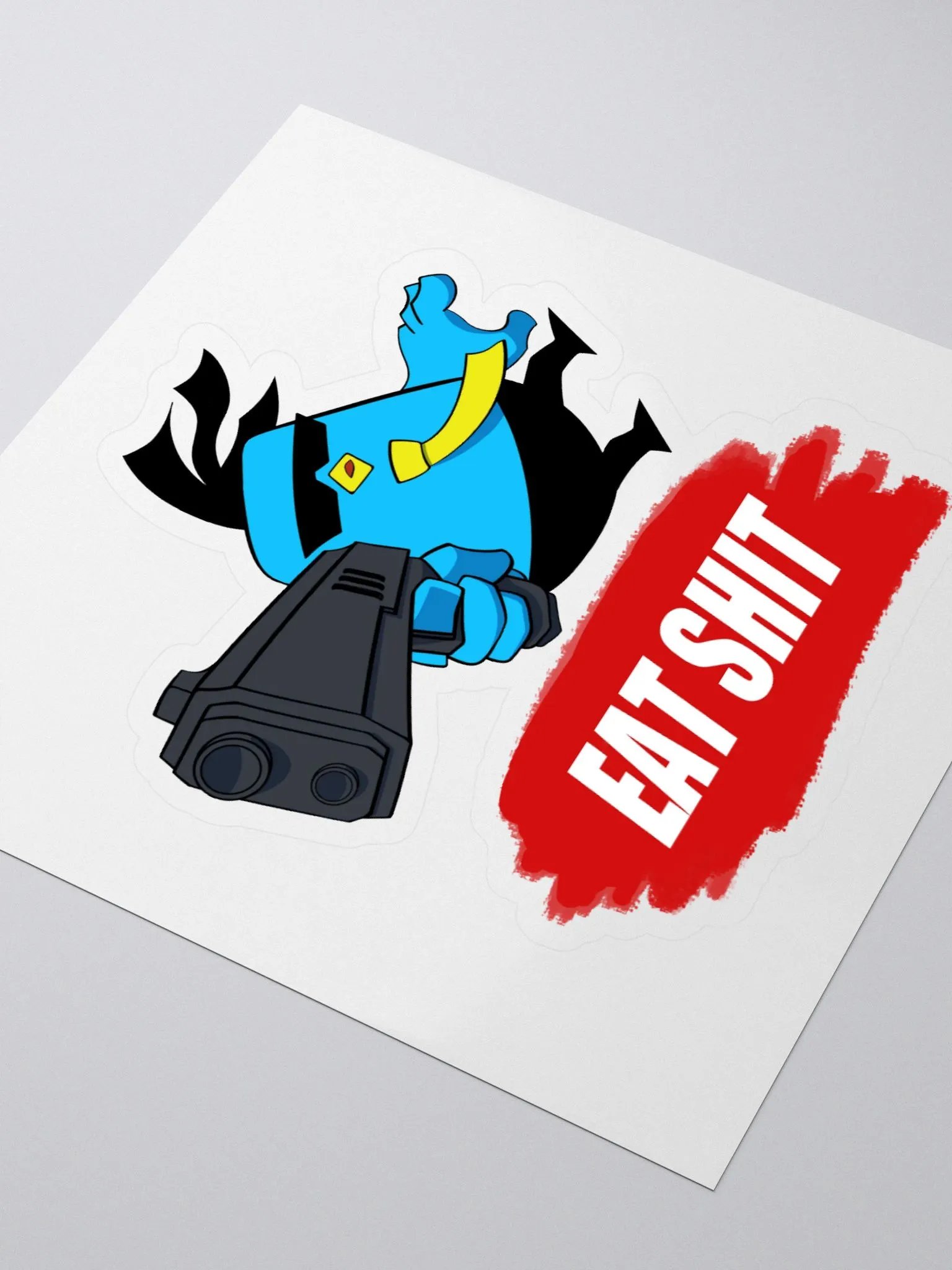 Gun Chicken Vinyl Sticker product image (3)
