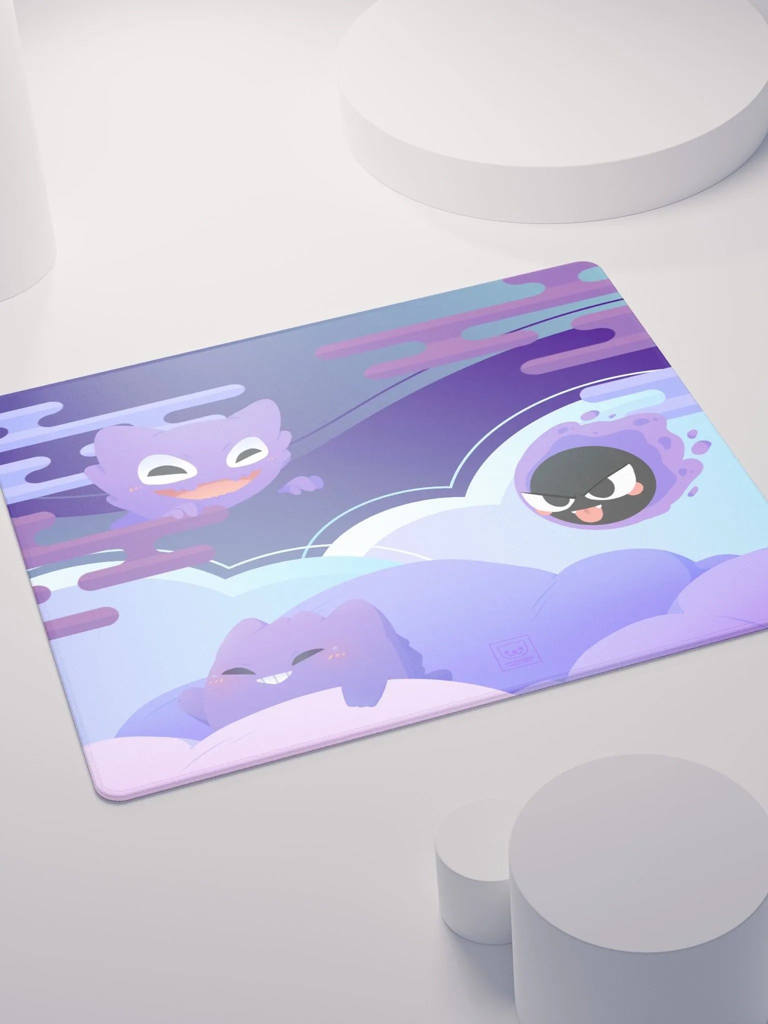Cloudy Ghost Squad Mousepad product image (4)