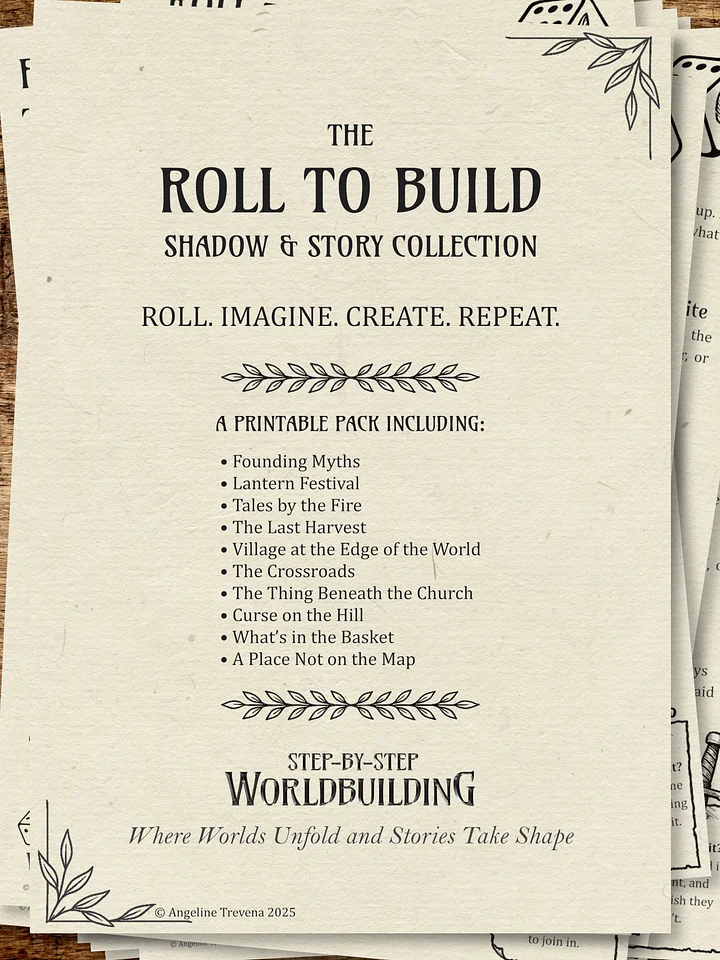The Roll to Build Shadow & Story Collection product image (1)