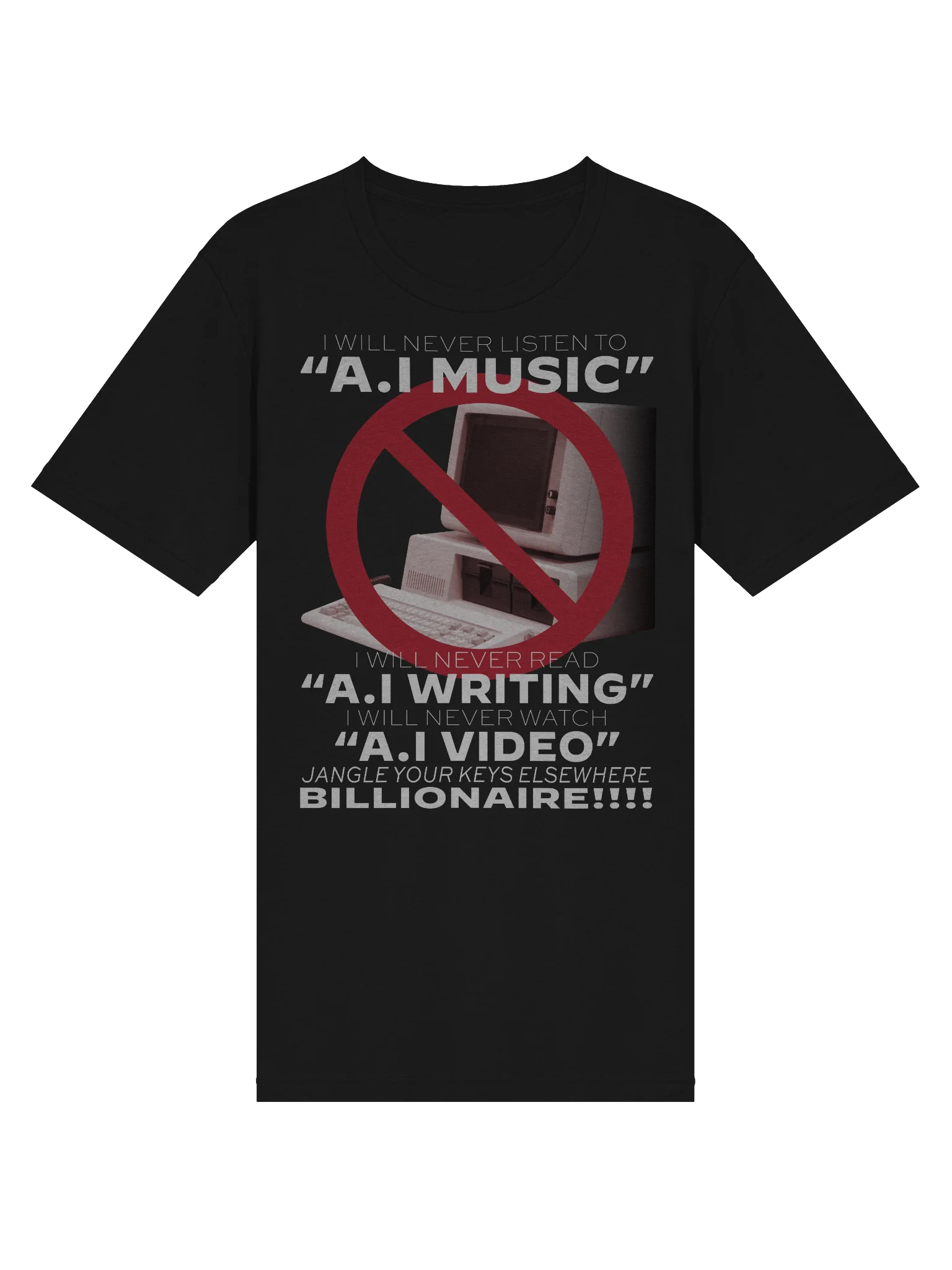 I WILL NEVER LISTEN TO AI MUSIC "TRIBLEND" product image (3)