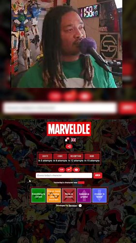 Comic Book Marveldle for Oct 17!

SO GOT THERE HAH!

Voting is still open!
https://tophost.org/2026/will-freeland

#comics #m...