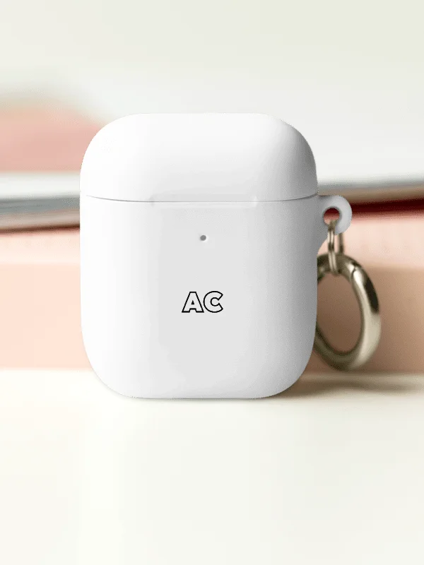 AC Essential AirPods Case Logo White product image (3)