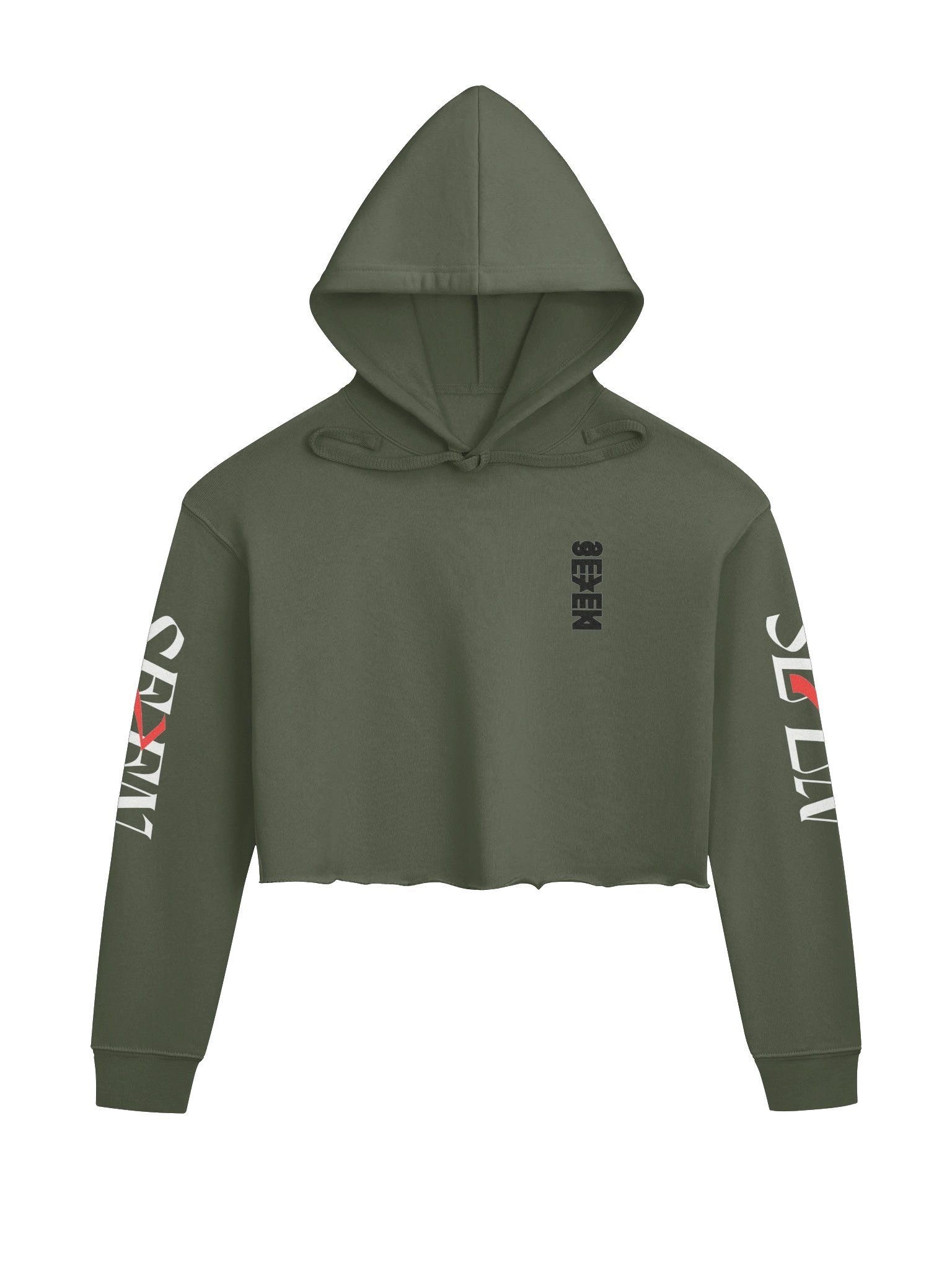 SE7EN Crop Hoodie product image (2)