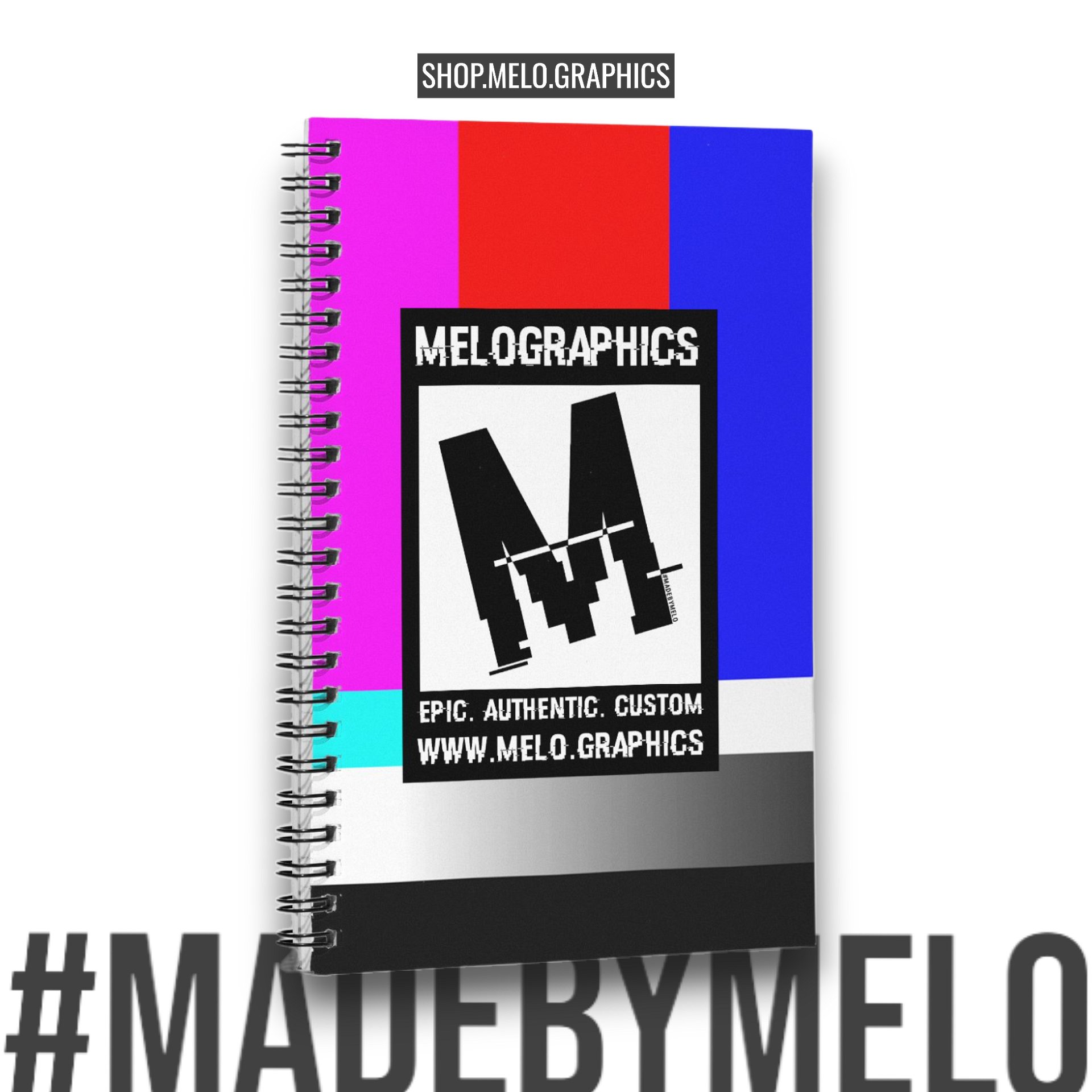 Rated M for MELO TV Spiral Notebook - 5.5x8.5