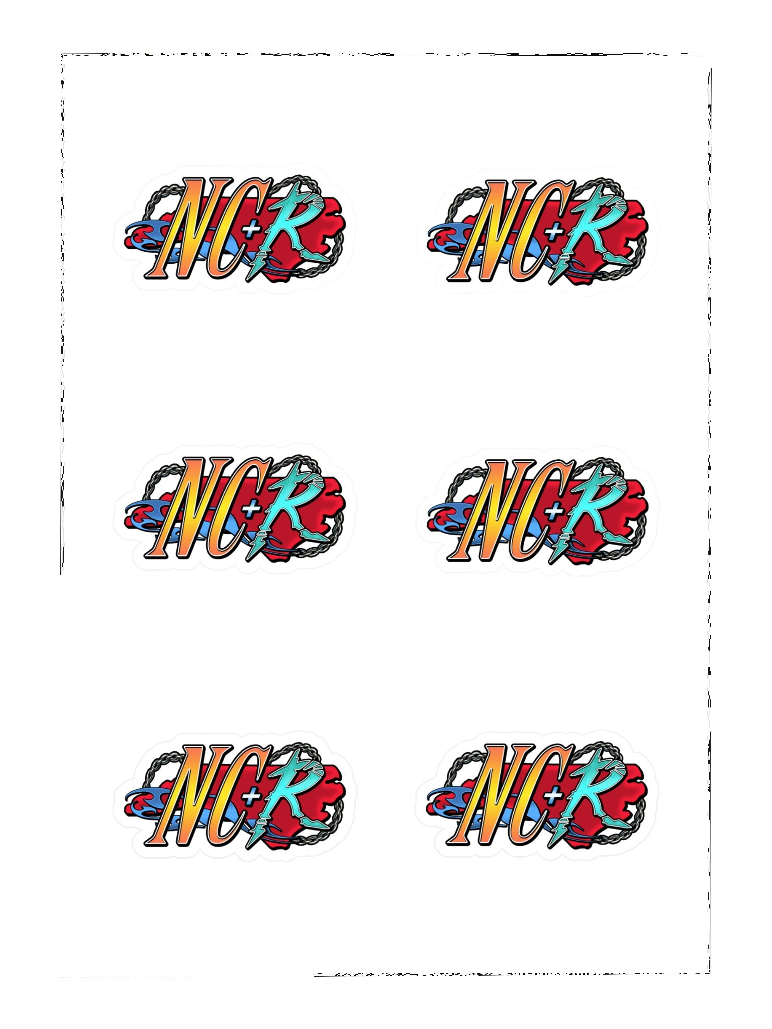 NC+R - Sticker Sheet product image (3)