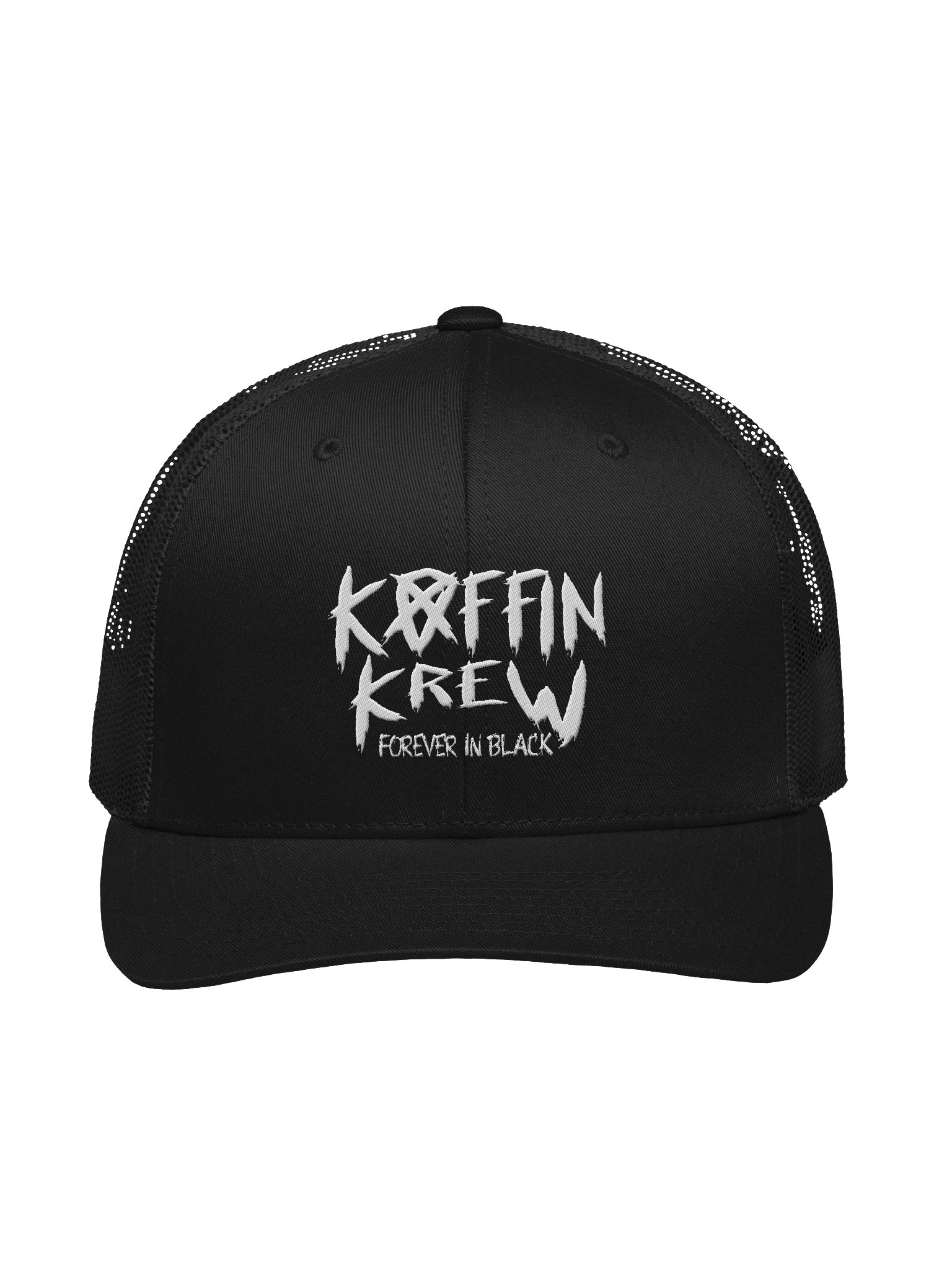 Forever In Black Retro Trucker Hat product image (1)